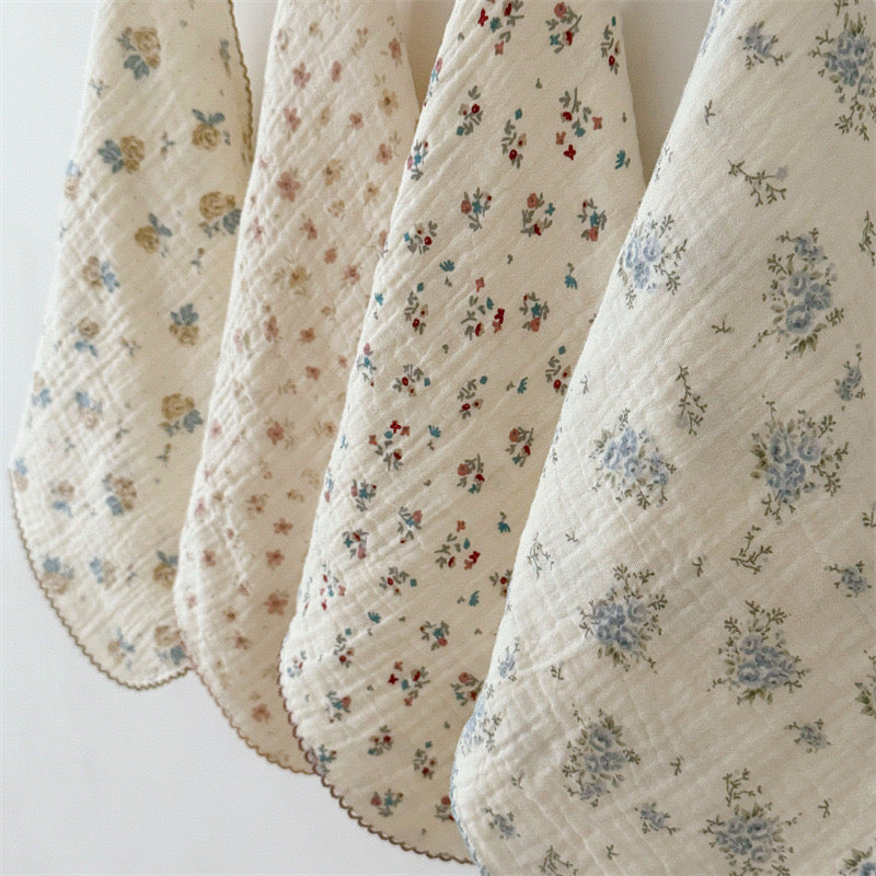 NURSERY Joyful Blooms Chiffon 4 Piece Towel (8)