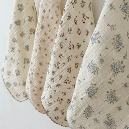 NURSERY Joyful Blooms Chiffon 4 Piece Towel (8)