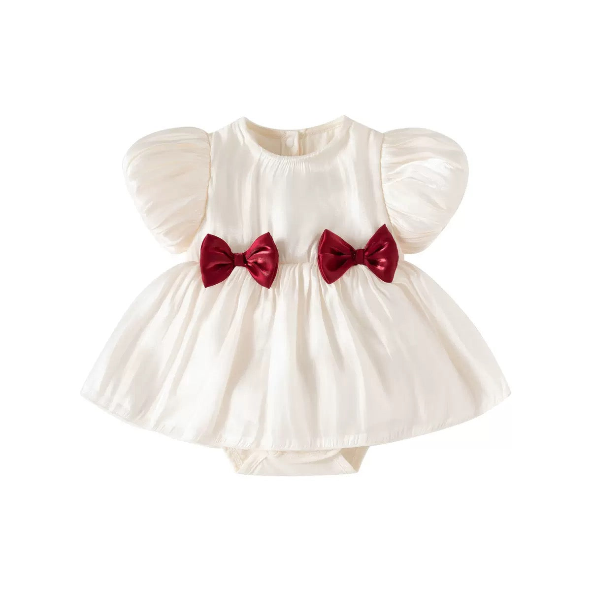On Hand Myrtle Romper in Cream 12-18 months