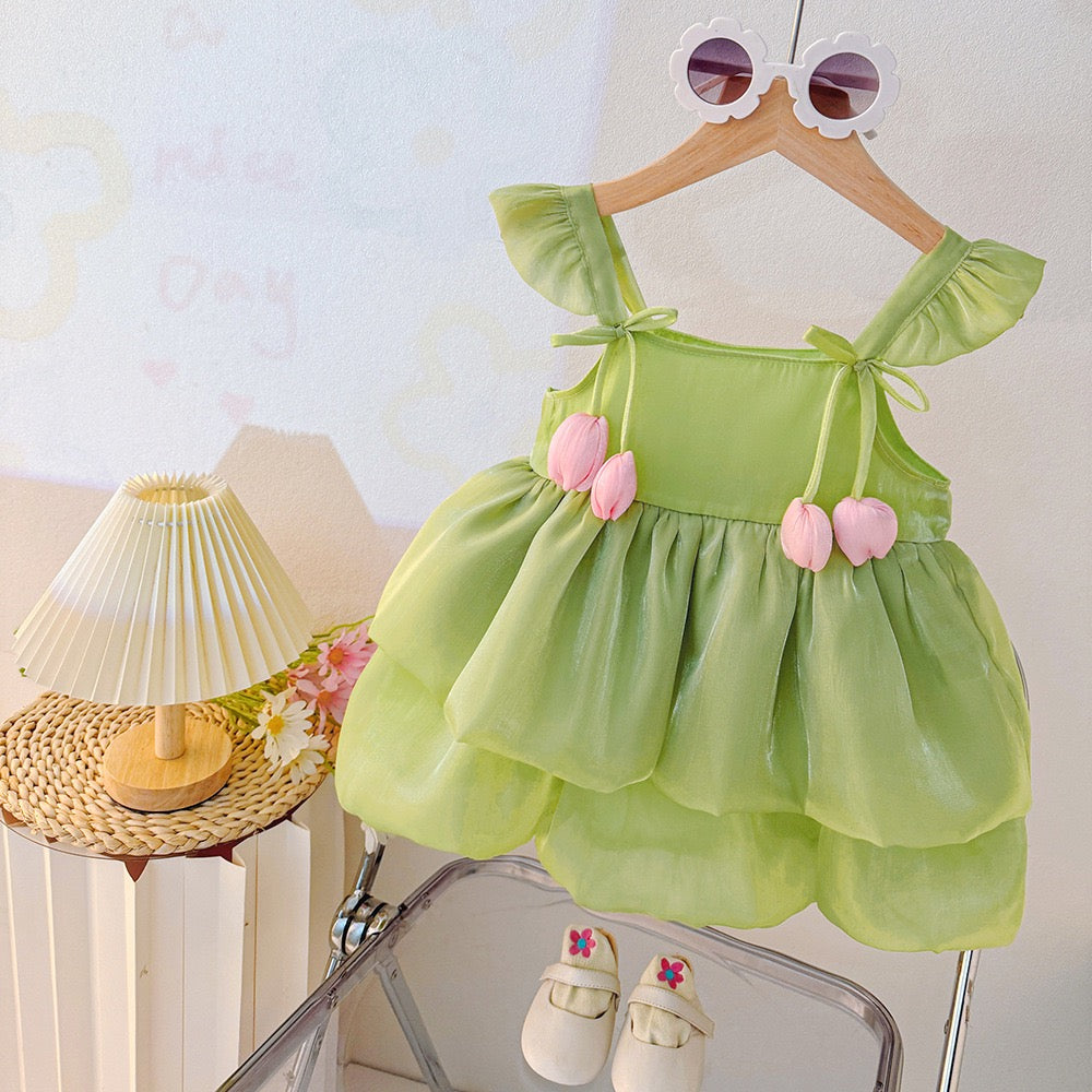 BLYTHE Organza Tulip Dress