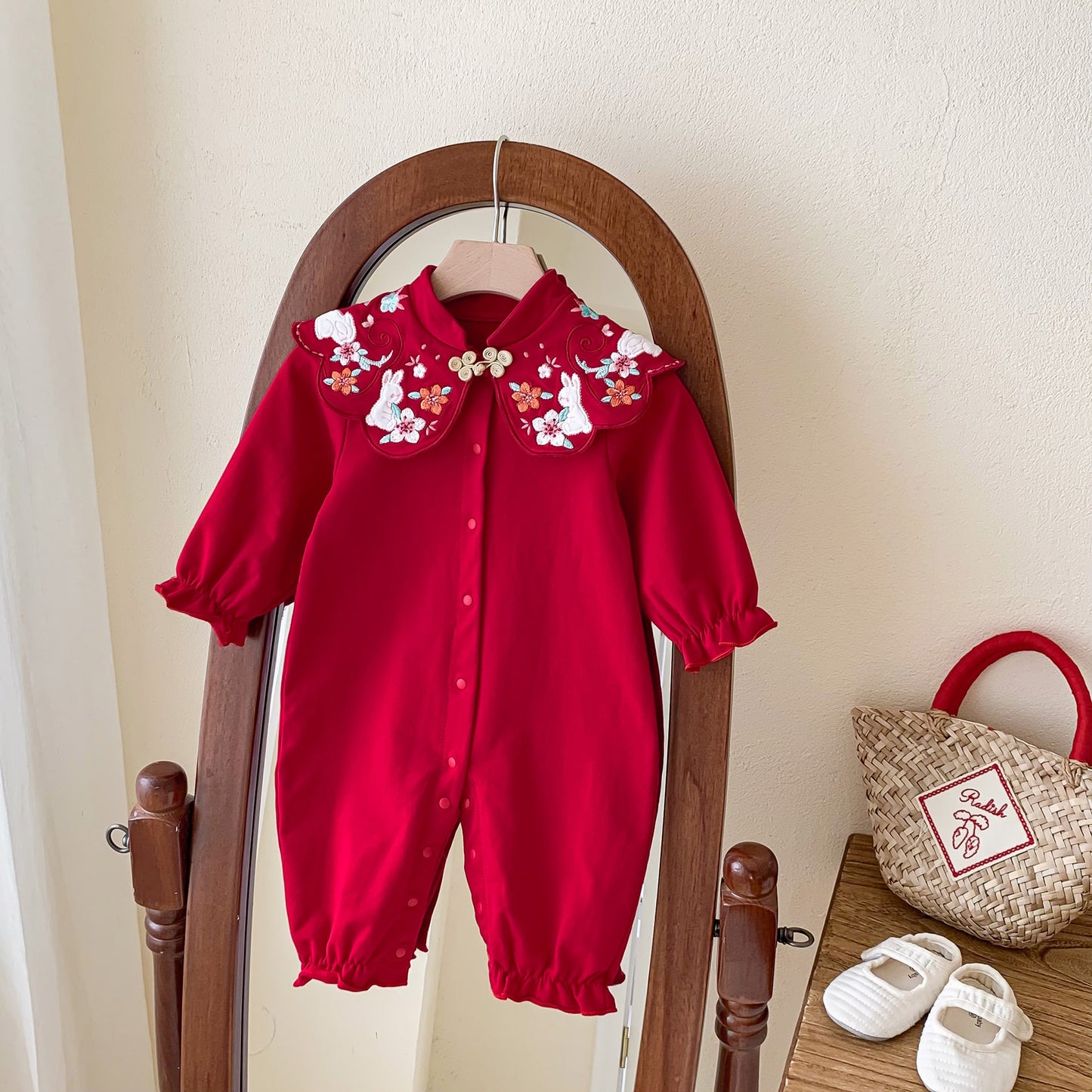 CHRISTMAS OOTD FOR PREORDER Sachi Cheongsam Bodysuit
