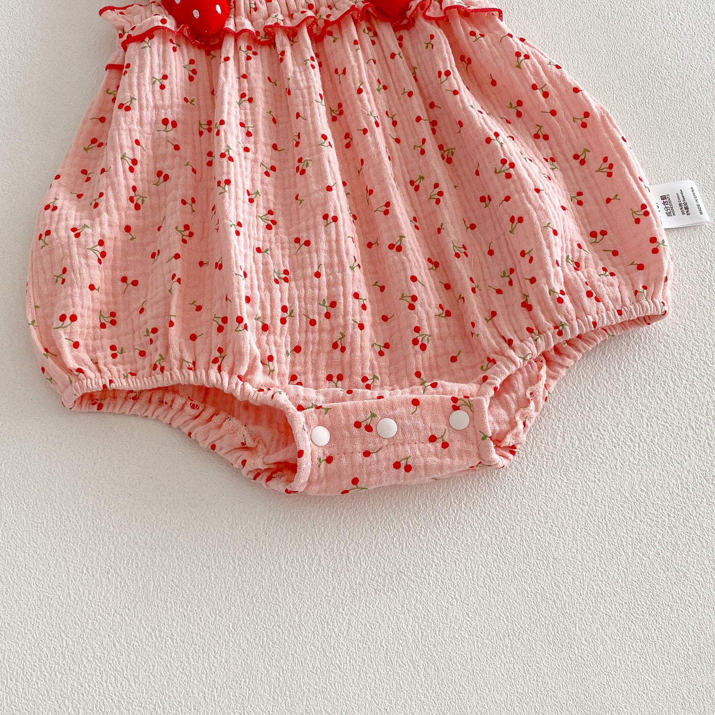 Preorder Infant Girls Azalea Strawberry Romper