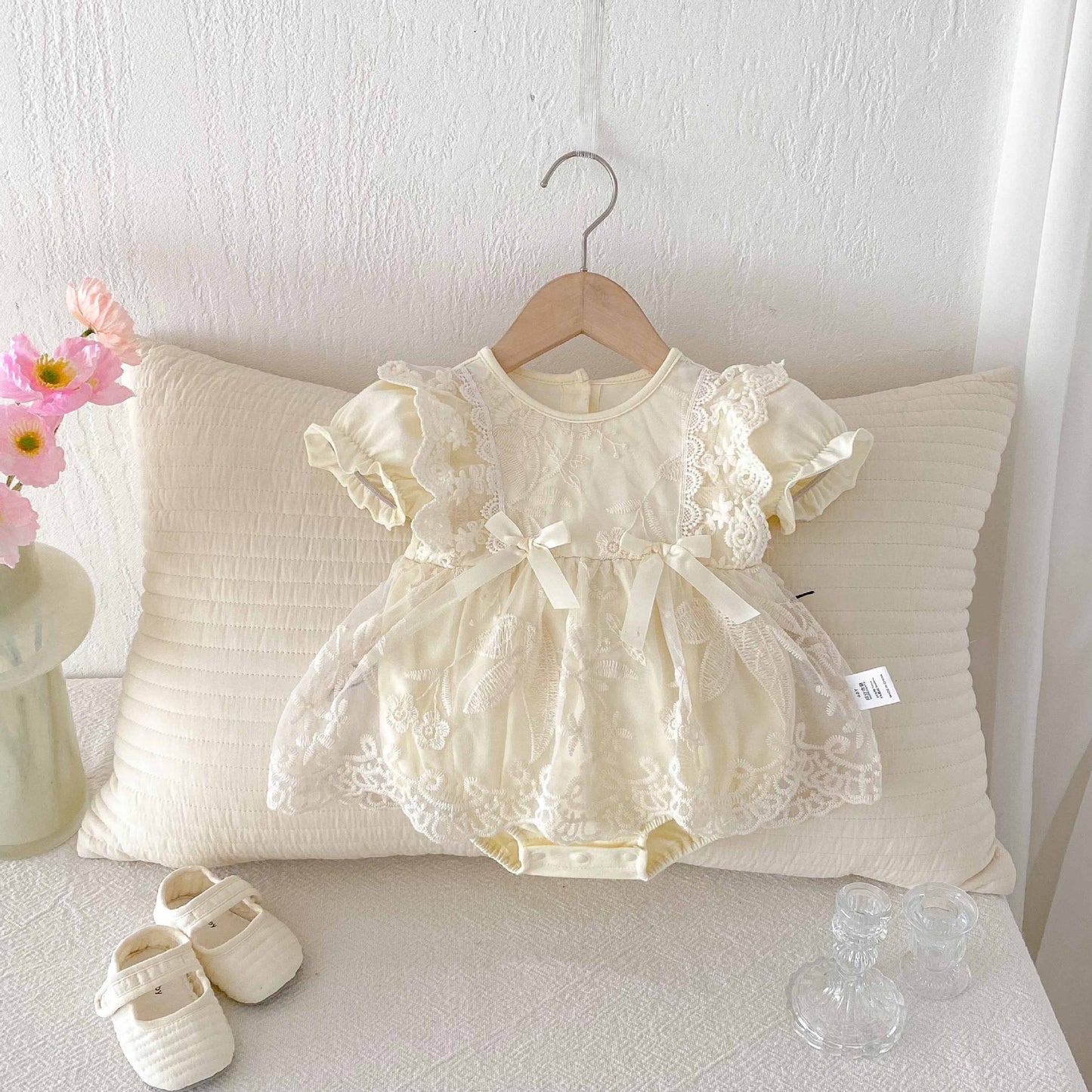 CHRISTENING for PREORDER Amira Romper