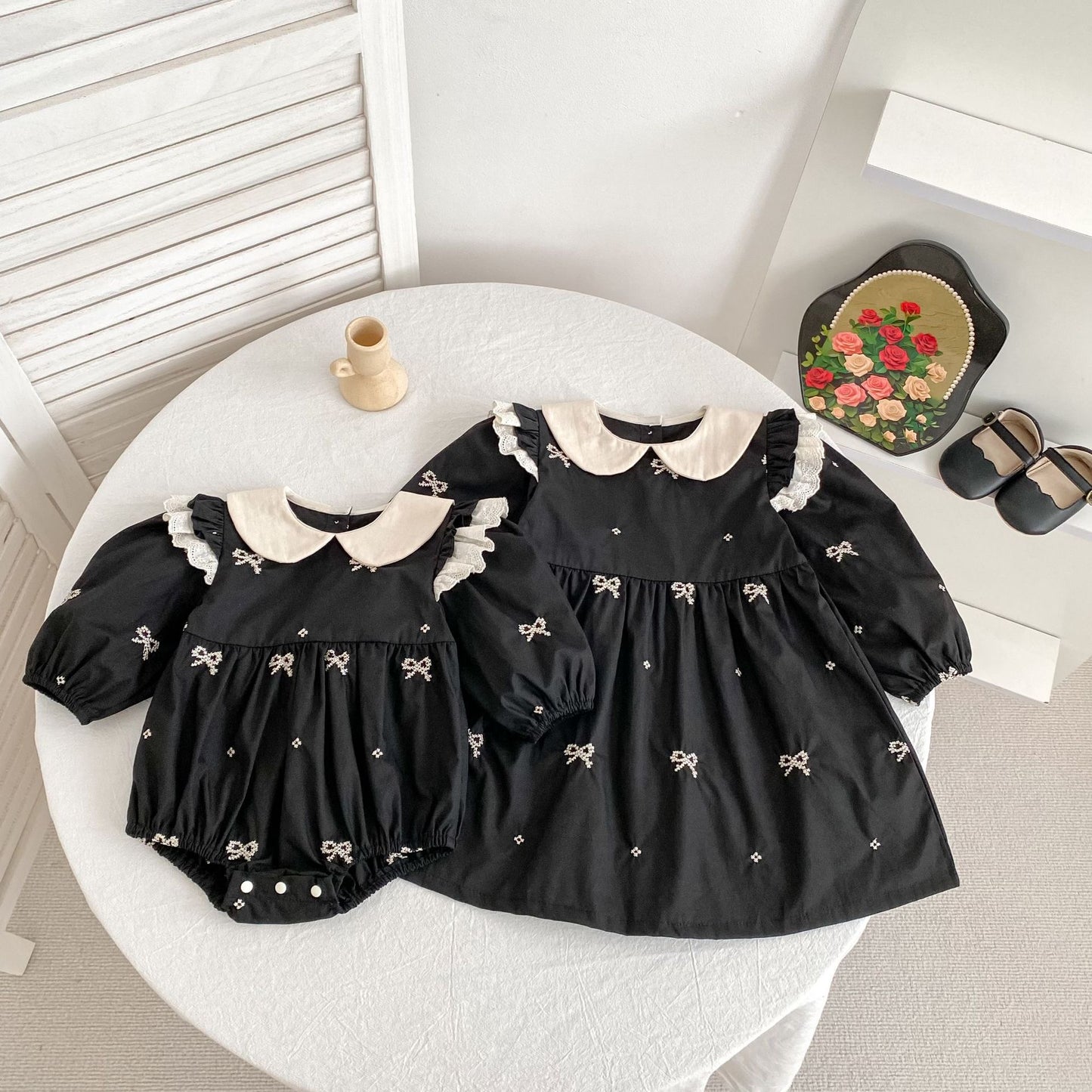 TWINNING JANETTE ROMPER AND DRESS
