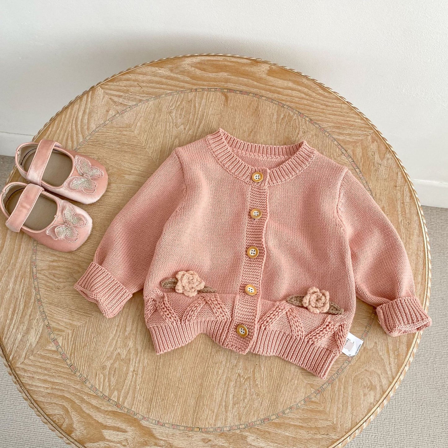 Preorder Infant Girls Ardella Knitted Cardigan or Jumpsuit