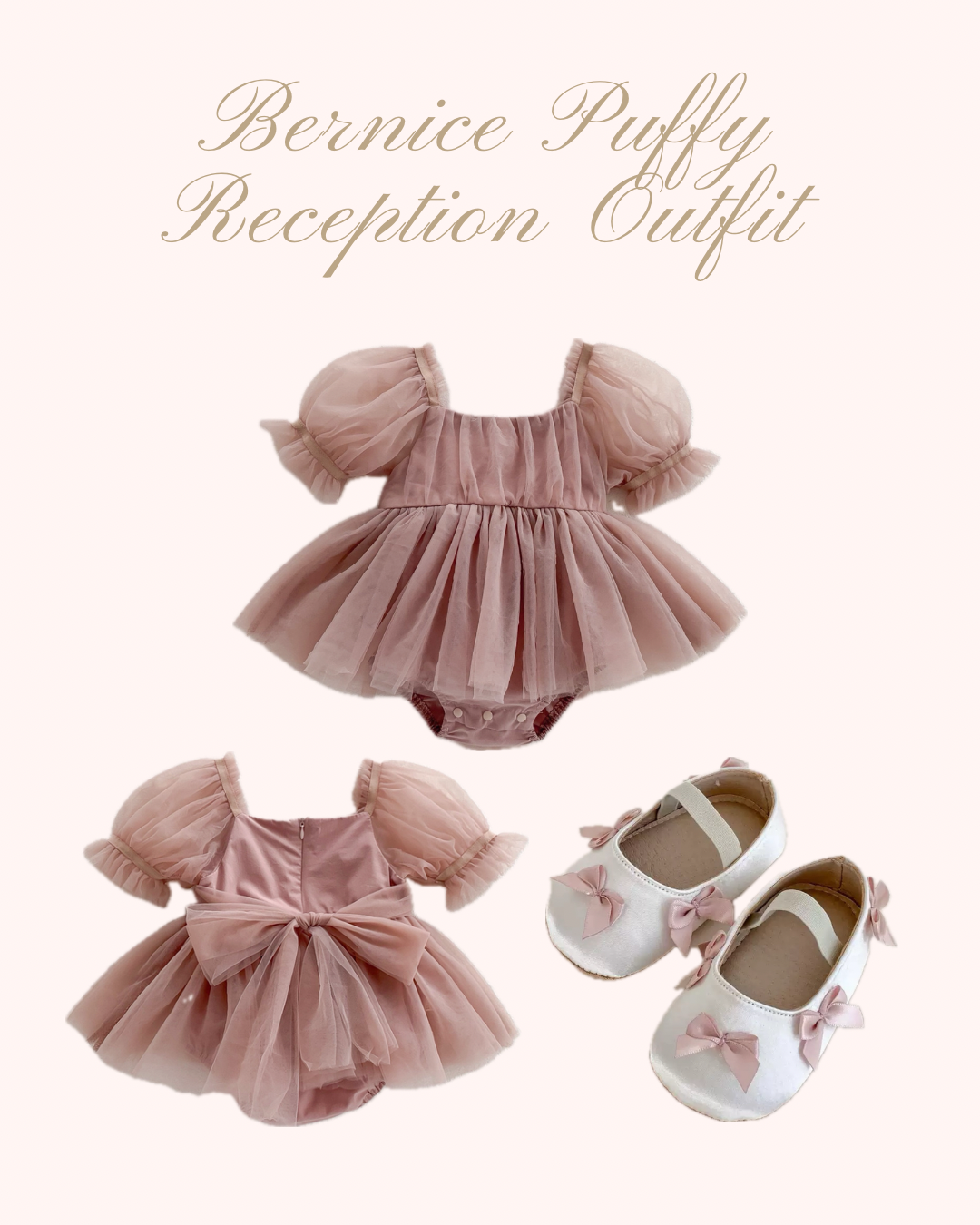 Preorder Bernice Puffy Reception Bundle in Cocoa