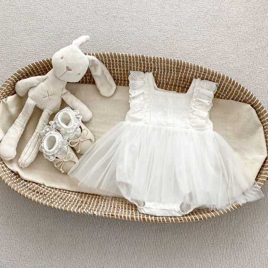 CHRISTENING Marion Romper
