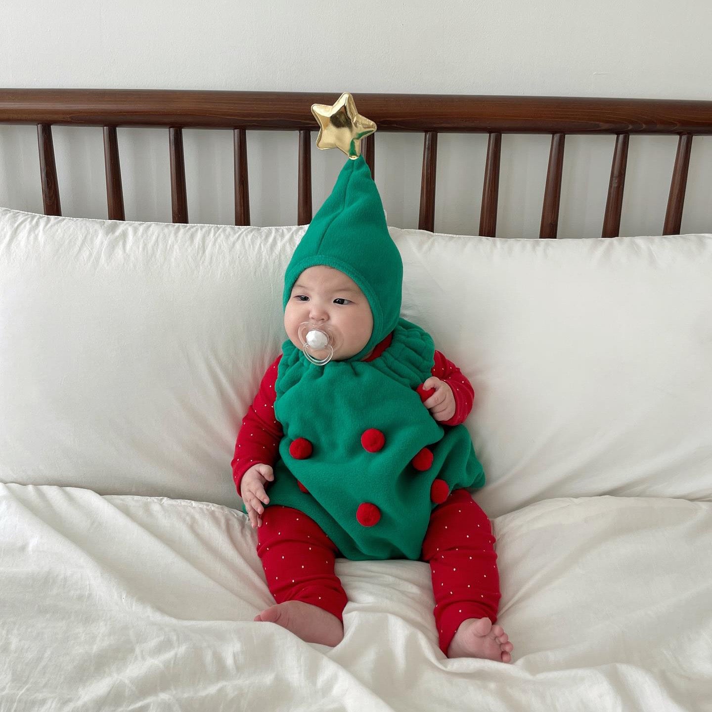 CHRISTMAS OOTD FOR PREORDER Noel Fleece Romper & Hat