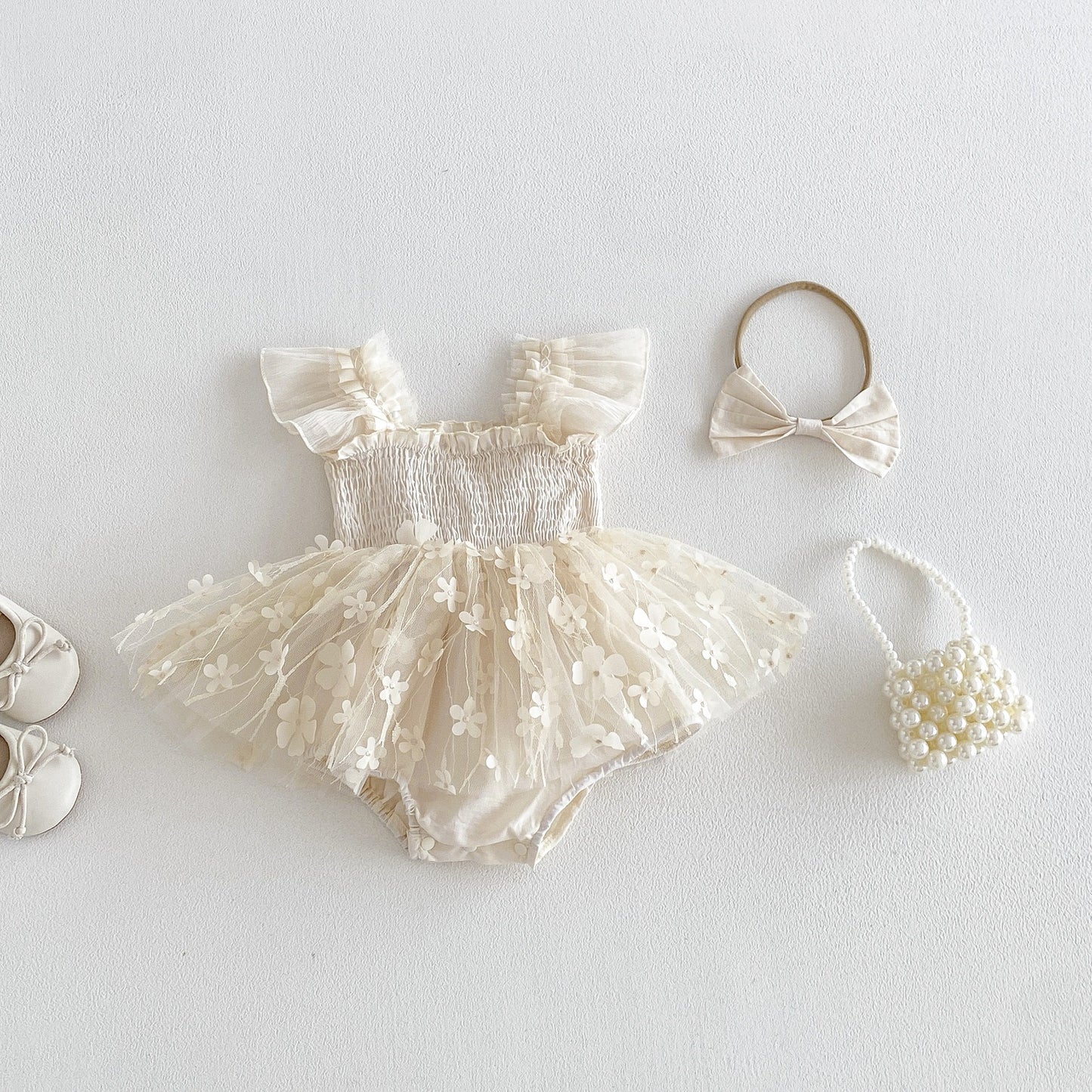 August Sale Eleanor Romper & Headband