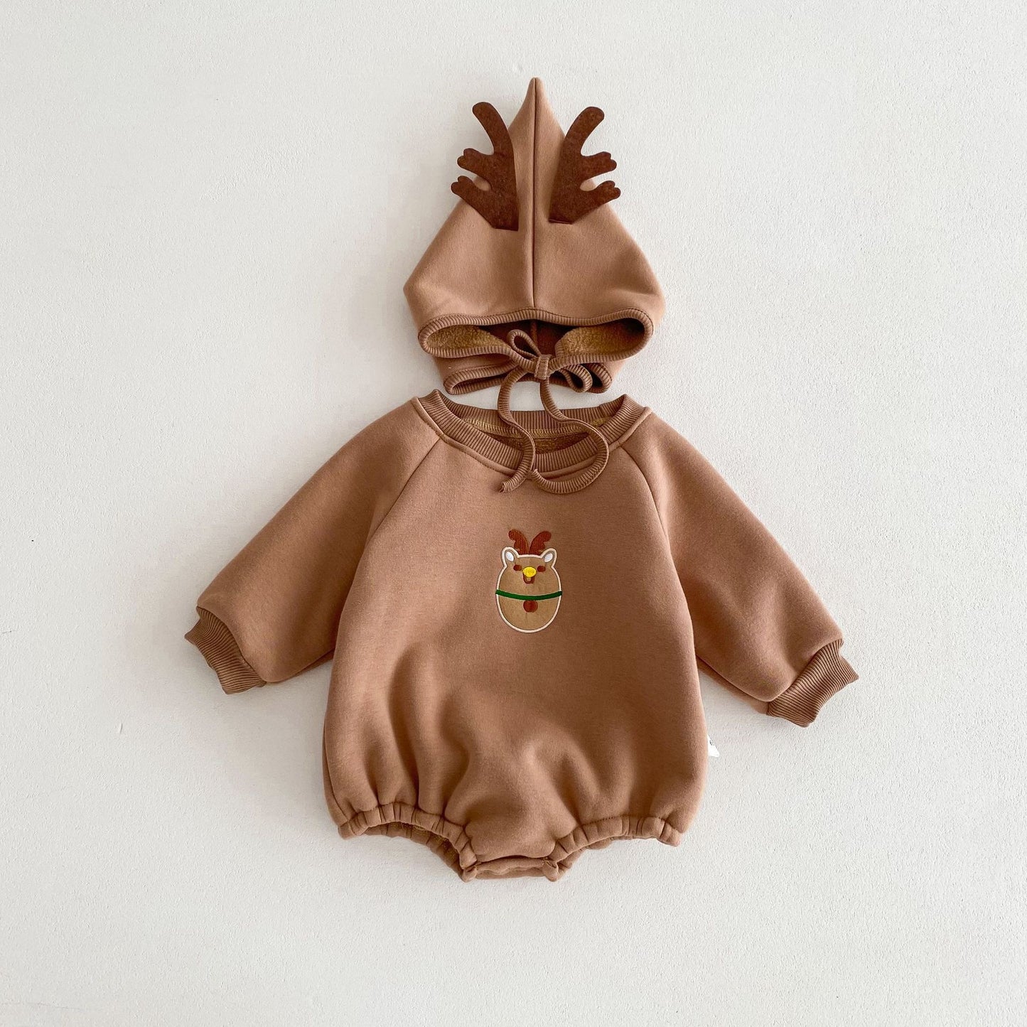 CHRISTMAS OOTD FOR PREORDER Feliz Sweater Romper & Hat