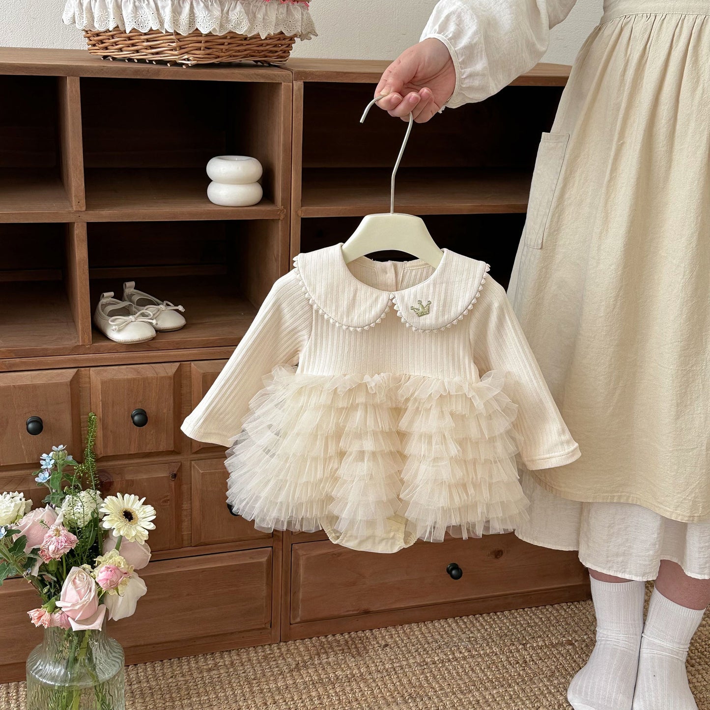 Preorder Trixia Tiered Romper