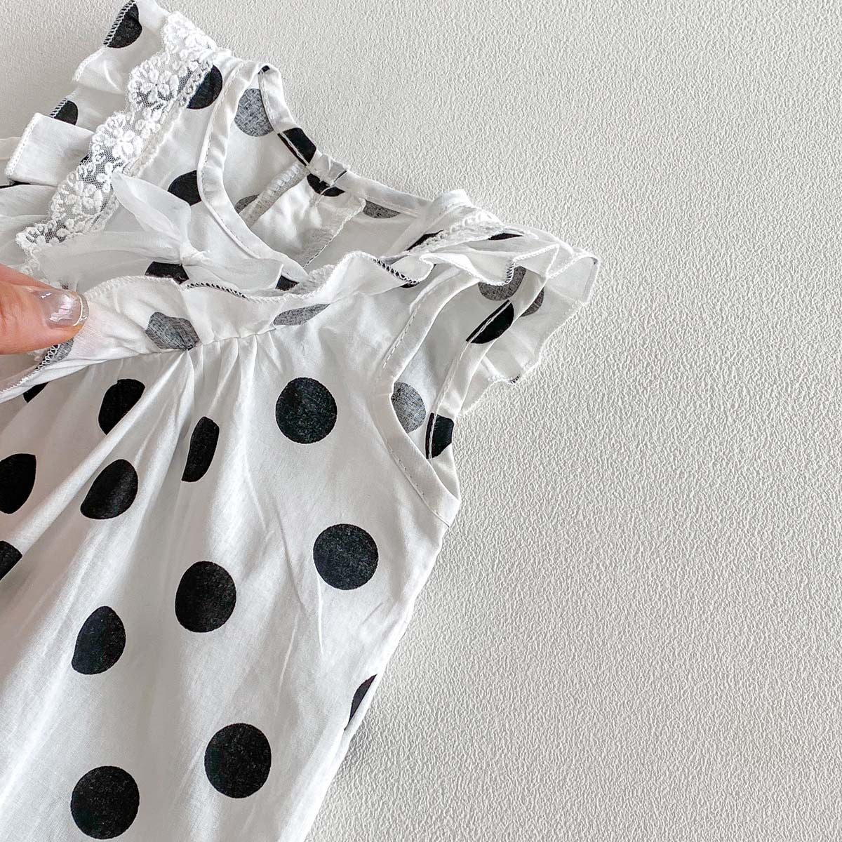 Preorder Infant Girls Jereme Polka Shortalls