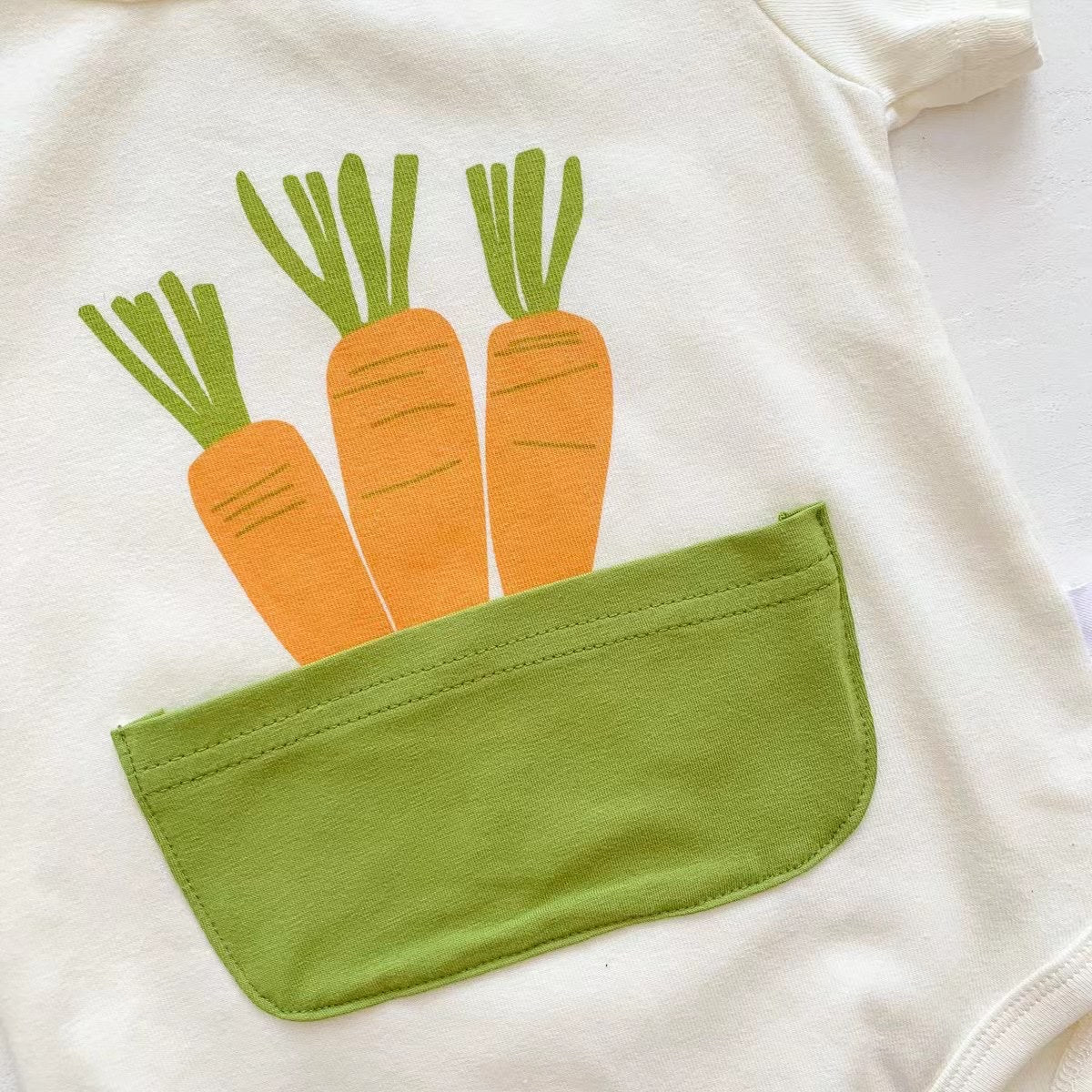 7.7 SALE for July Baby Carrot Romper and Hat