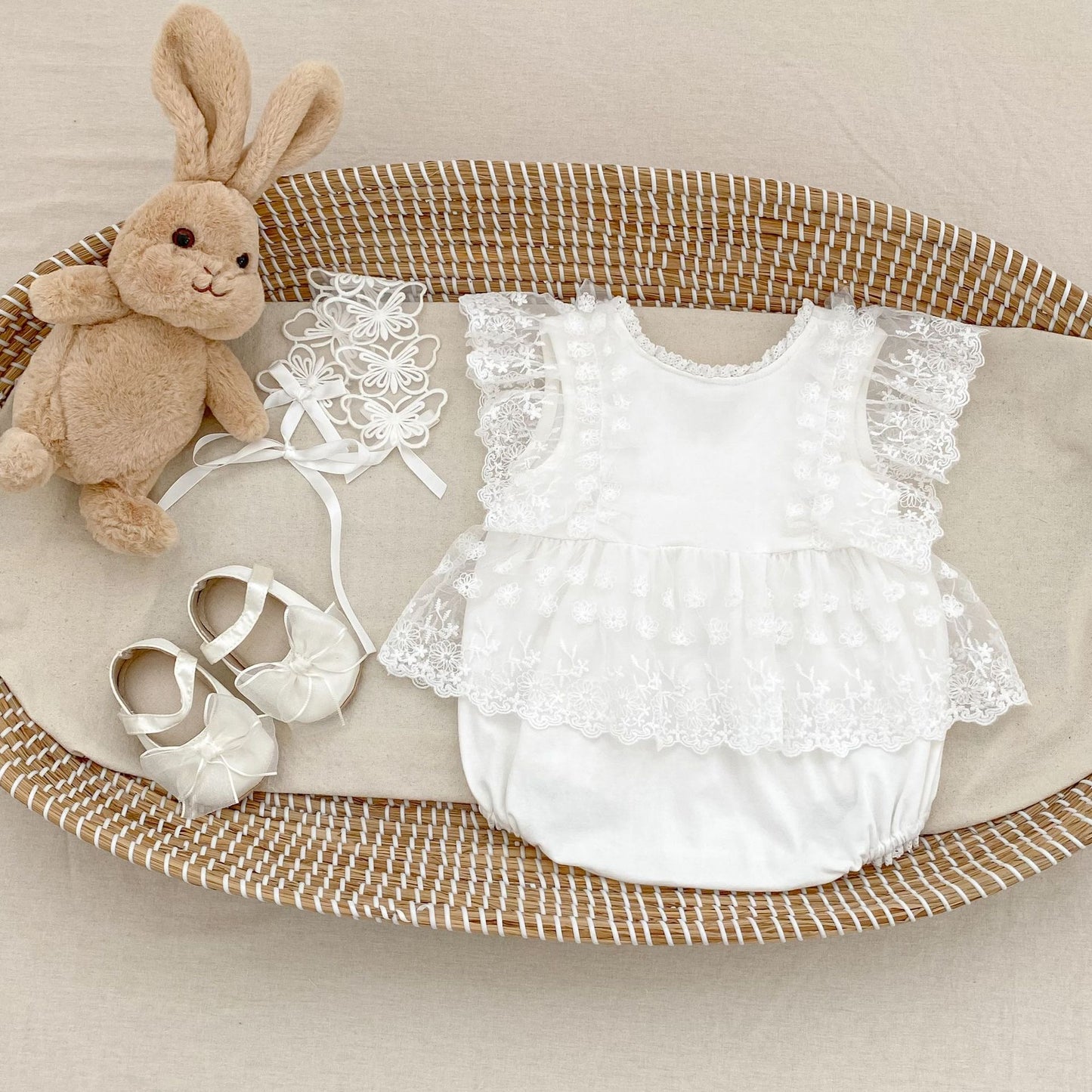 CHRISTENING Giselle Romper