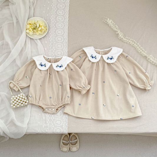 TWINNING COREY CORDUROY ROMPER AND DRESS