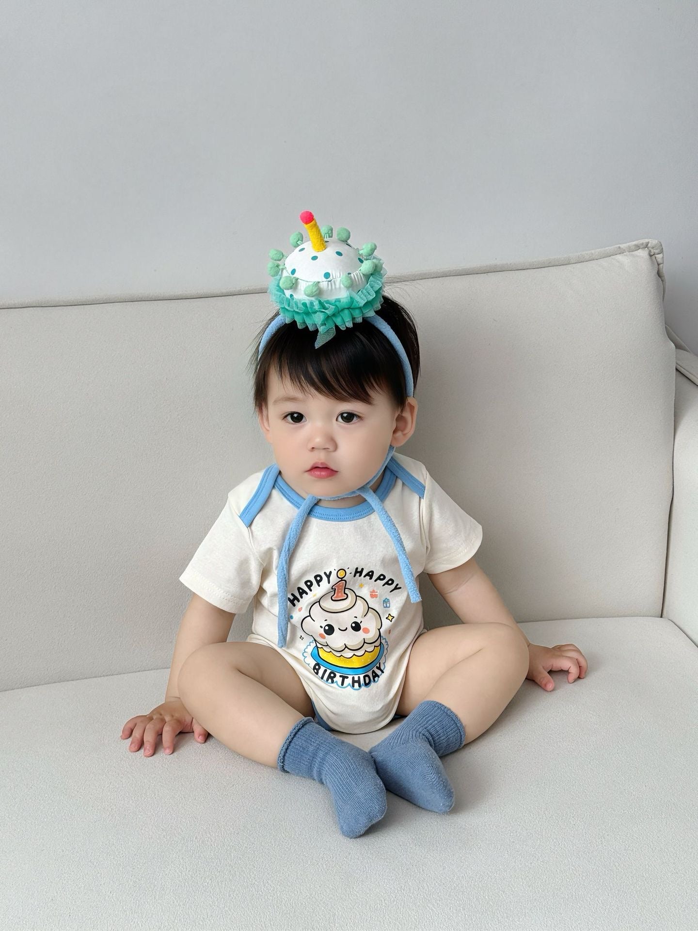 Preorder Baby Costume First Birthday Romper and Hat