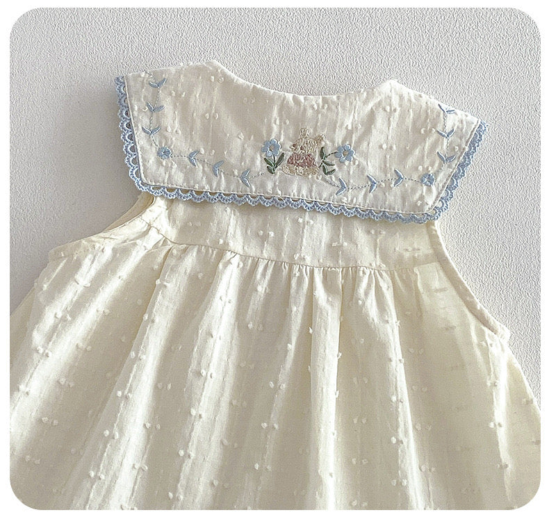 On Hand Enya Swiss Dot Dress