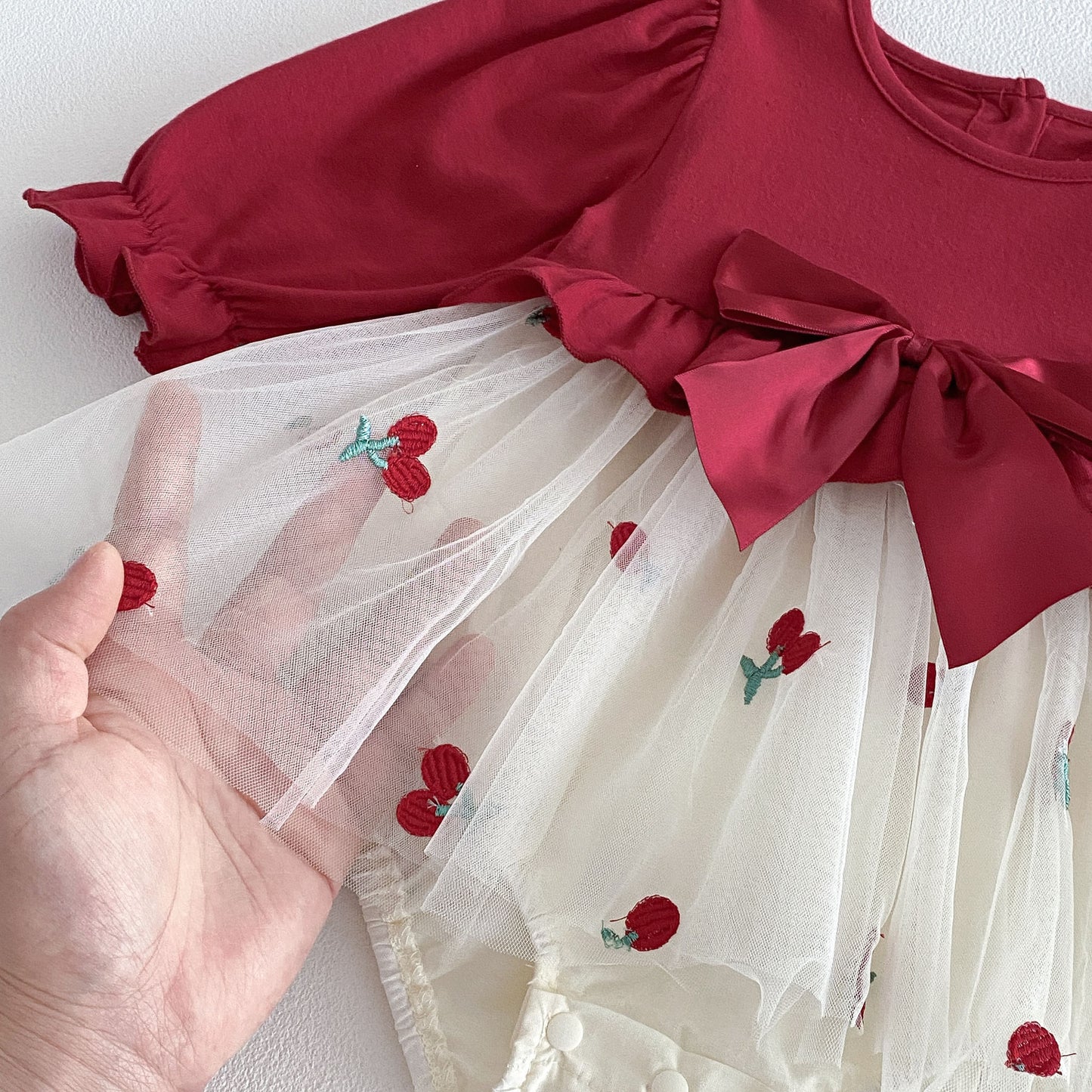 On Hand Sari Bow Romper