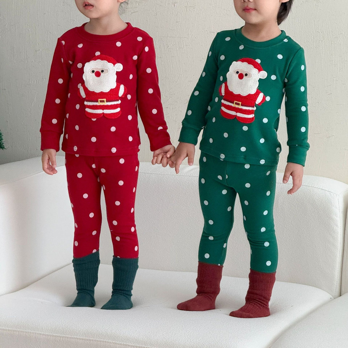 Preorder Christmas Polkadotted Pajamas
