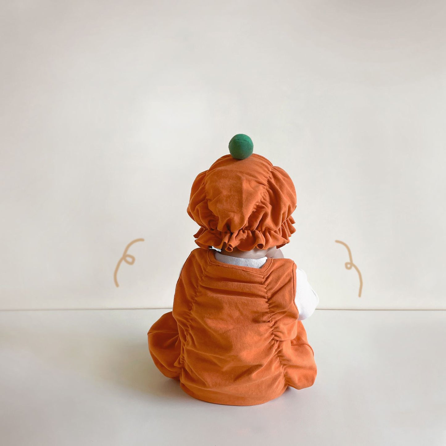 Preorder Halloween Pumpkin Romper & Hat