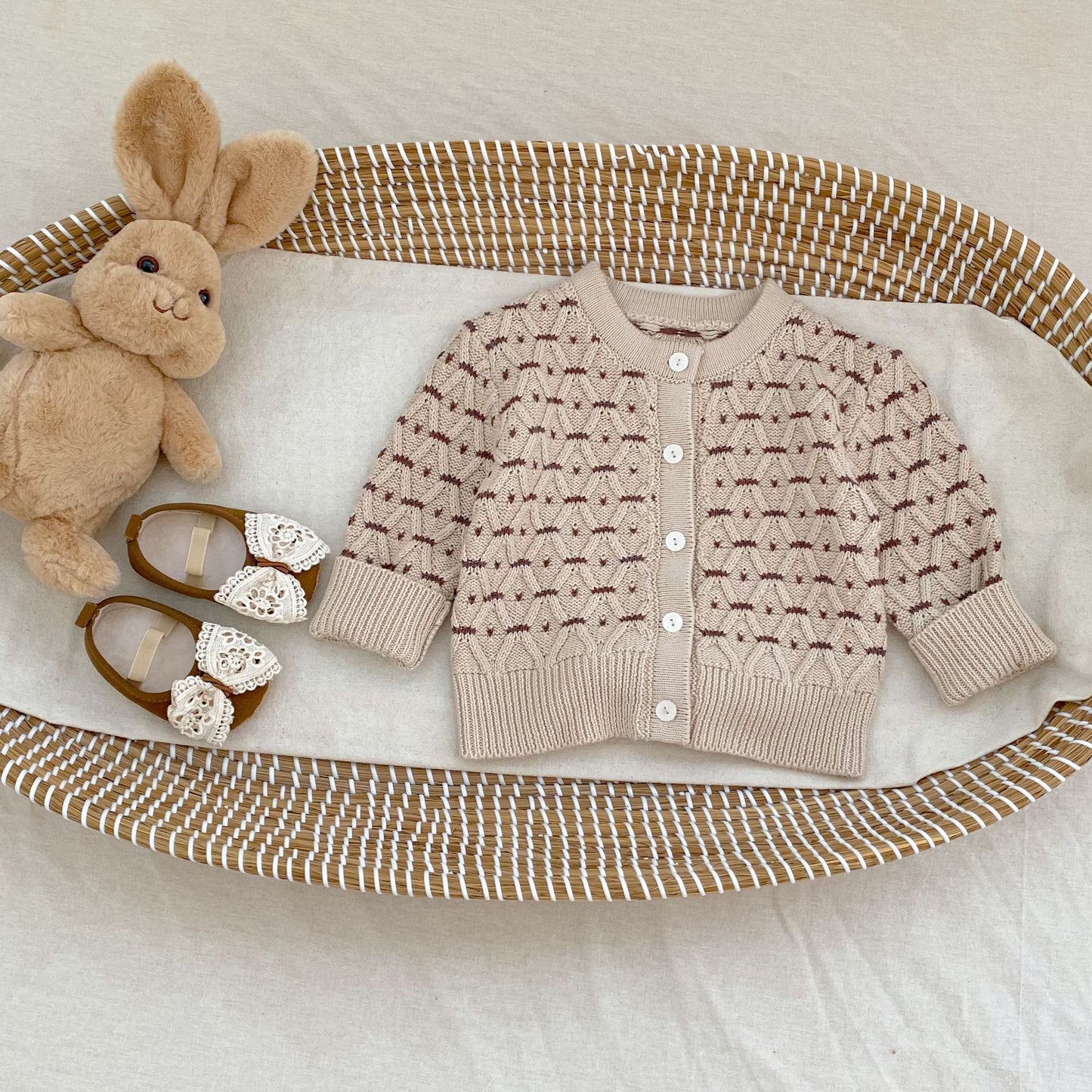 KNITS Monet Knit Cardigan & Romper