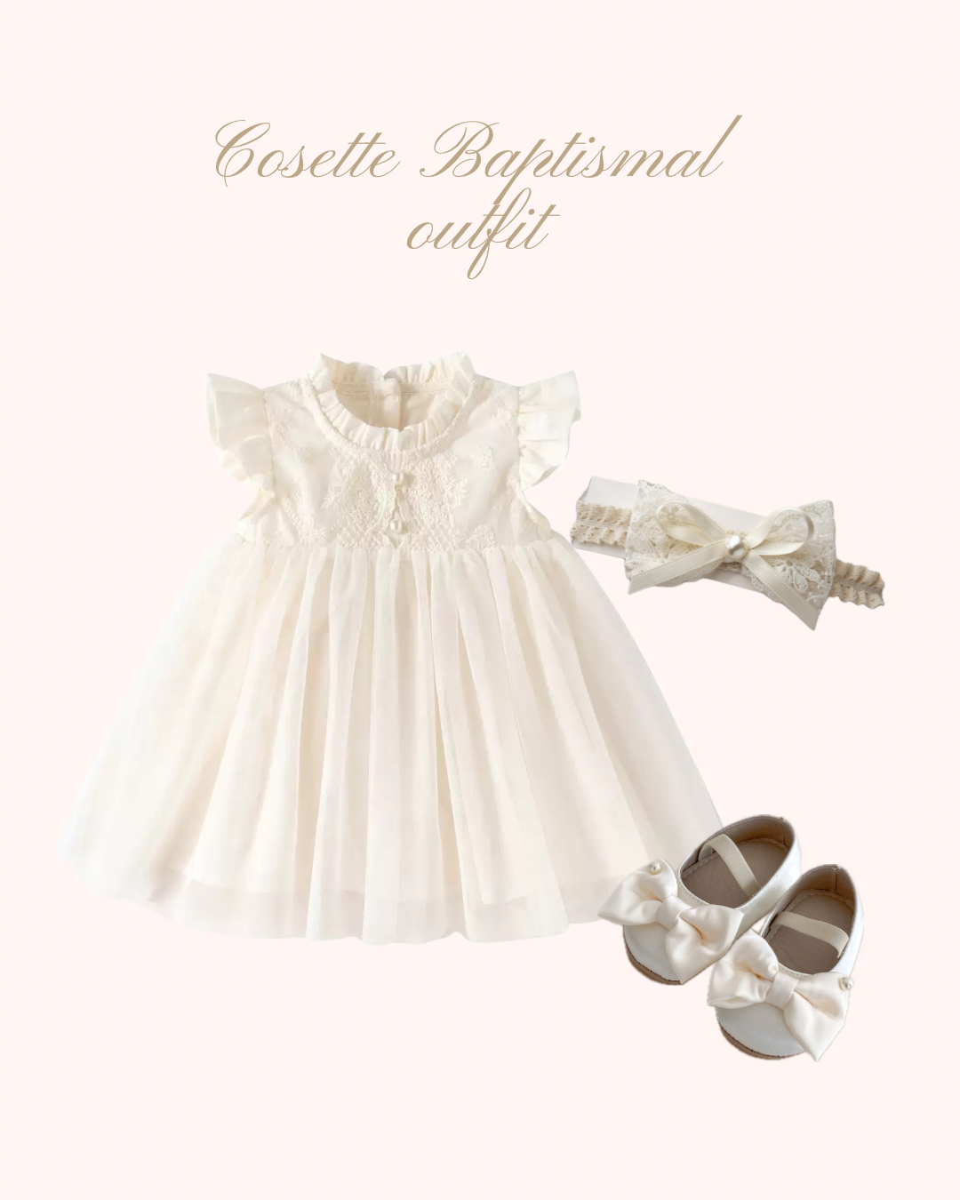 Preorder Cosette Baptismal Outfit