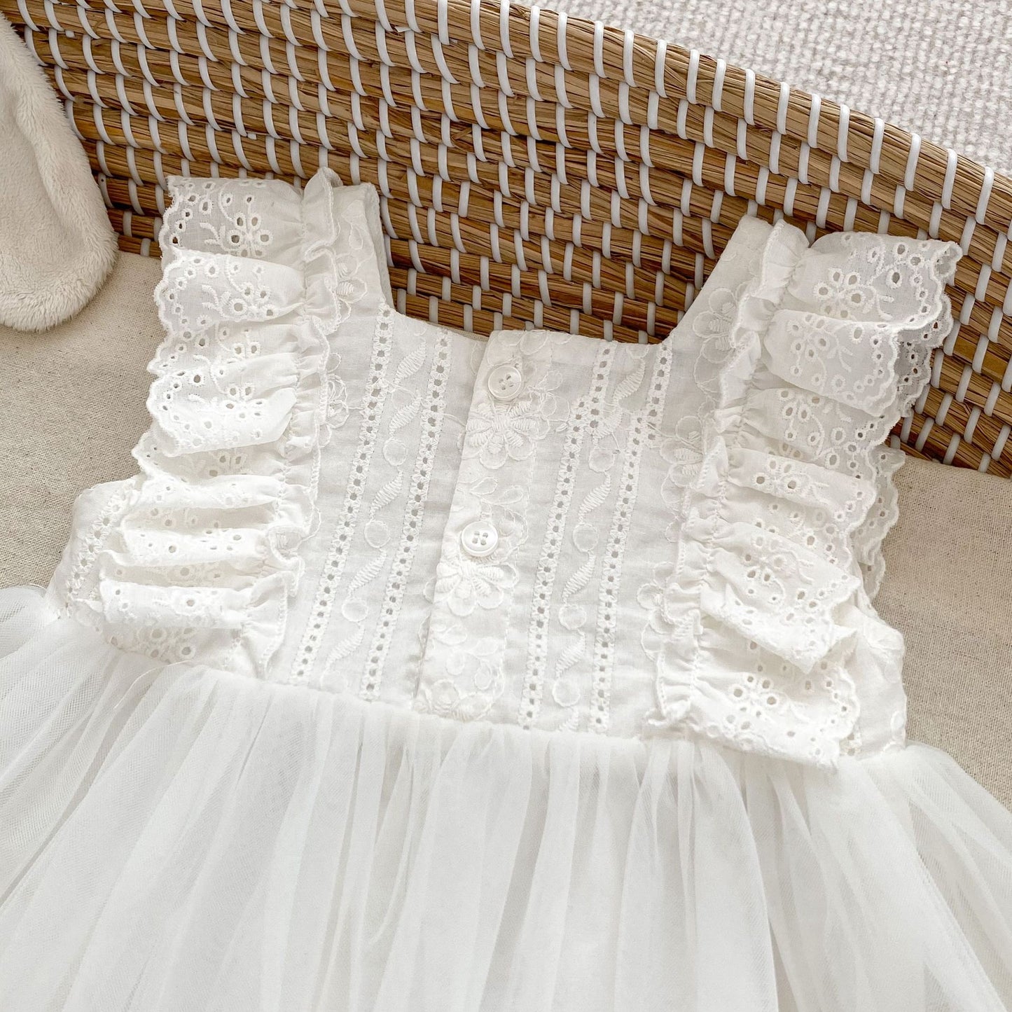 CHRISTENING Marion Romper