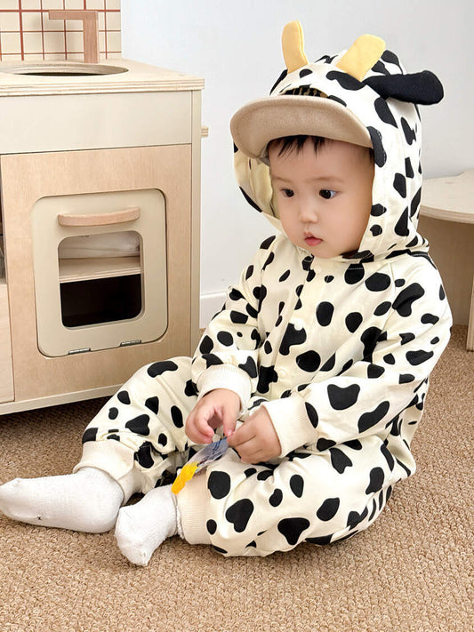 Preorder Halloween Cow Overalls
