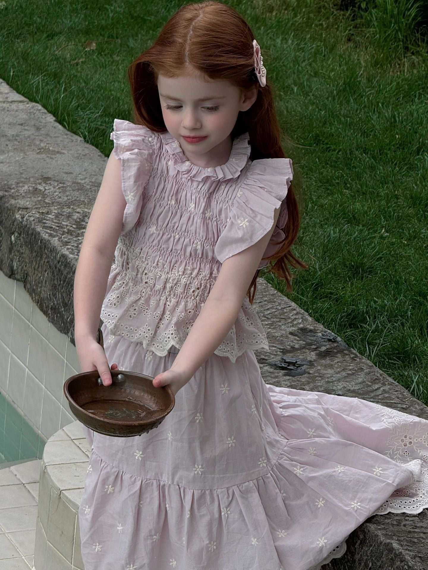 PREORDER Darla Smocking Top & Skirt Sweetiekins Collection
