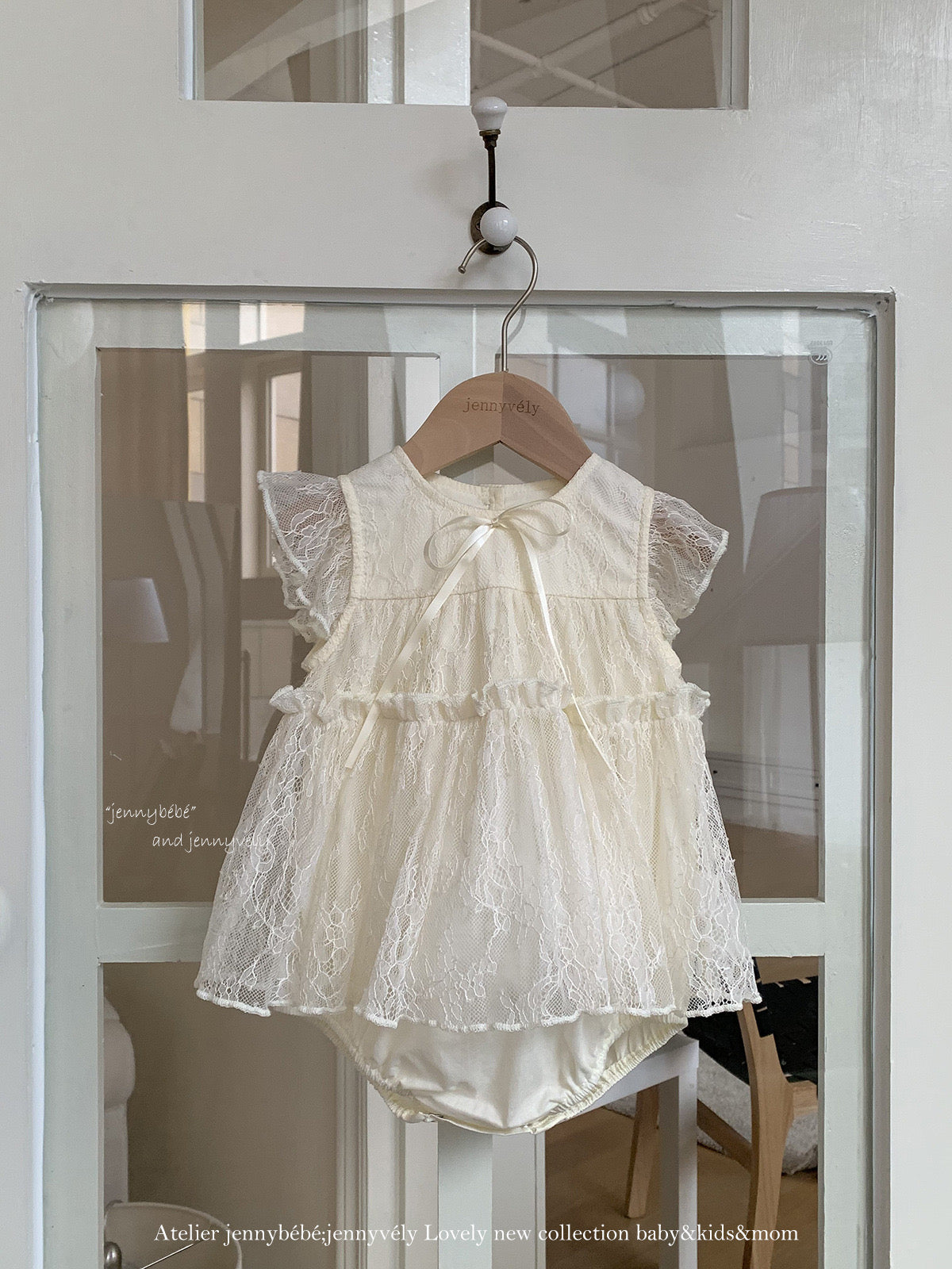 Preorder Infant Girls Morgan Christening Romper