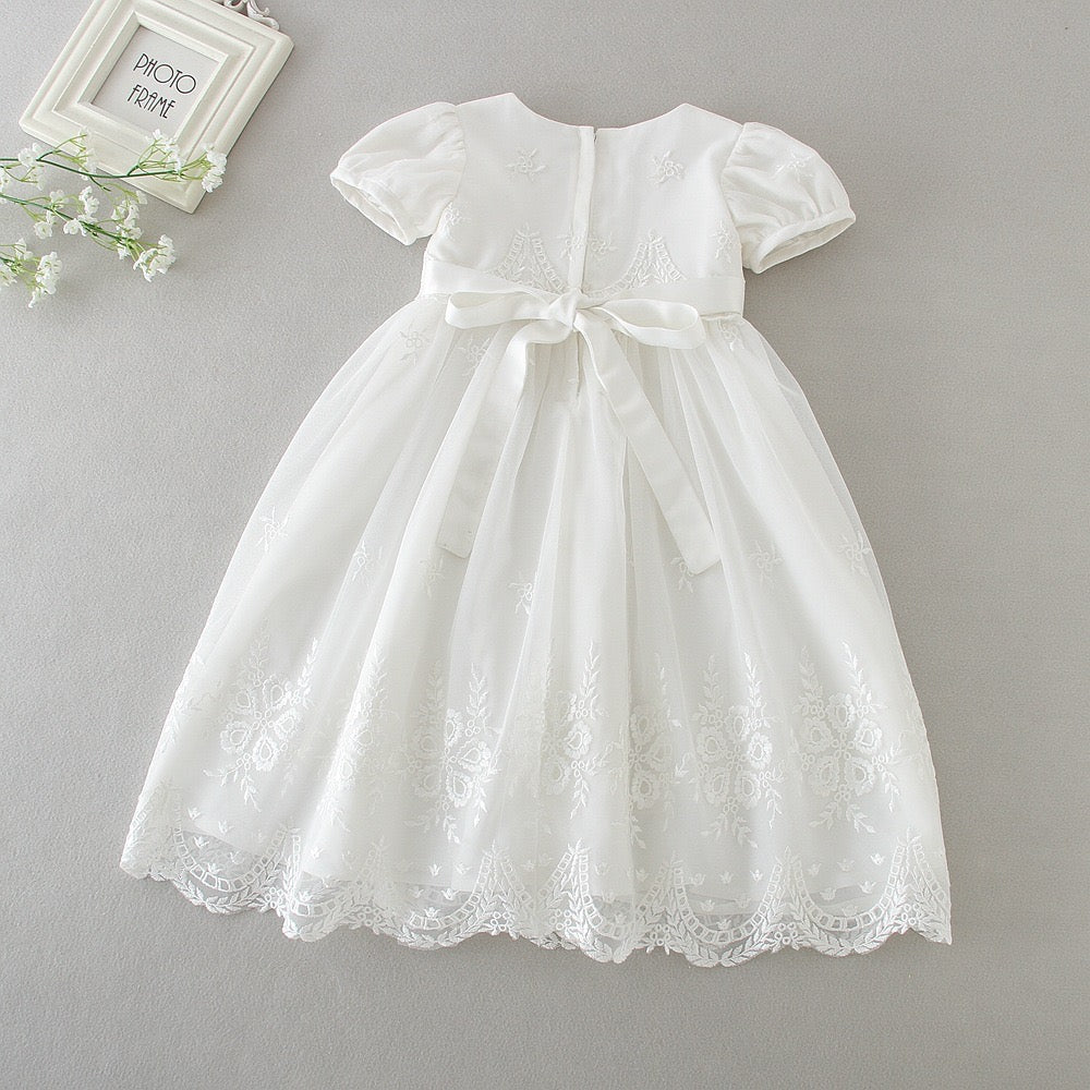 On Hand Solea Christening Dress & Hat 12-18 months