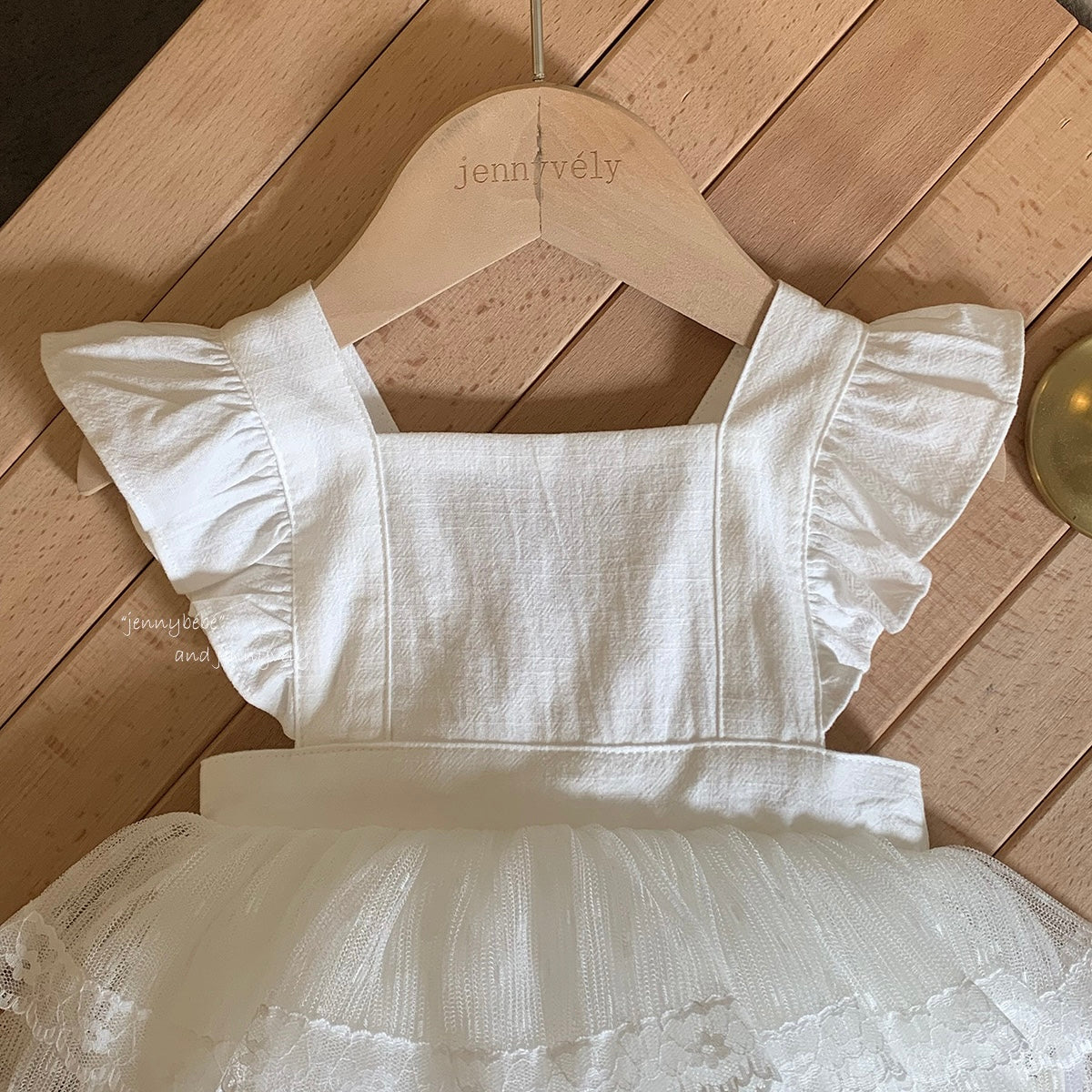 CHRISTENING FOR PREORDER Odette Romper