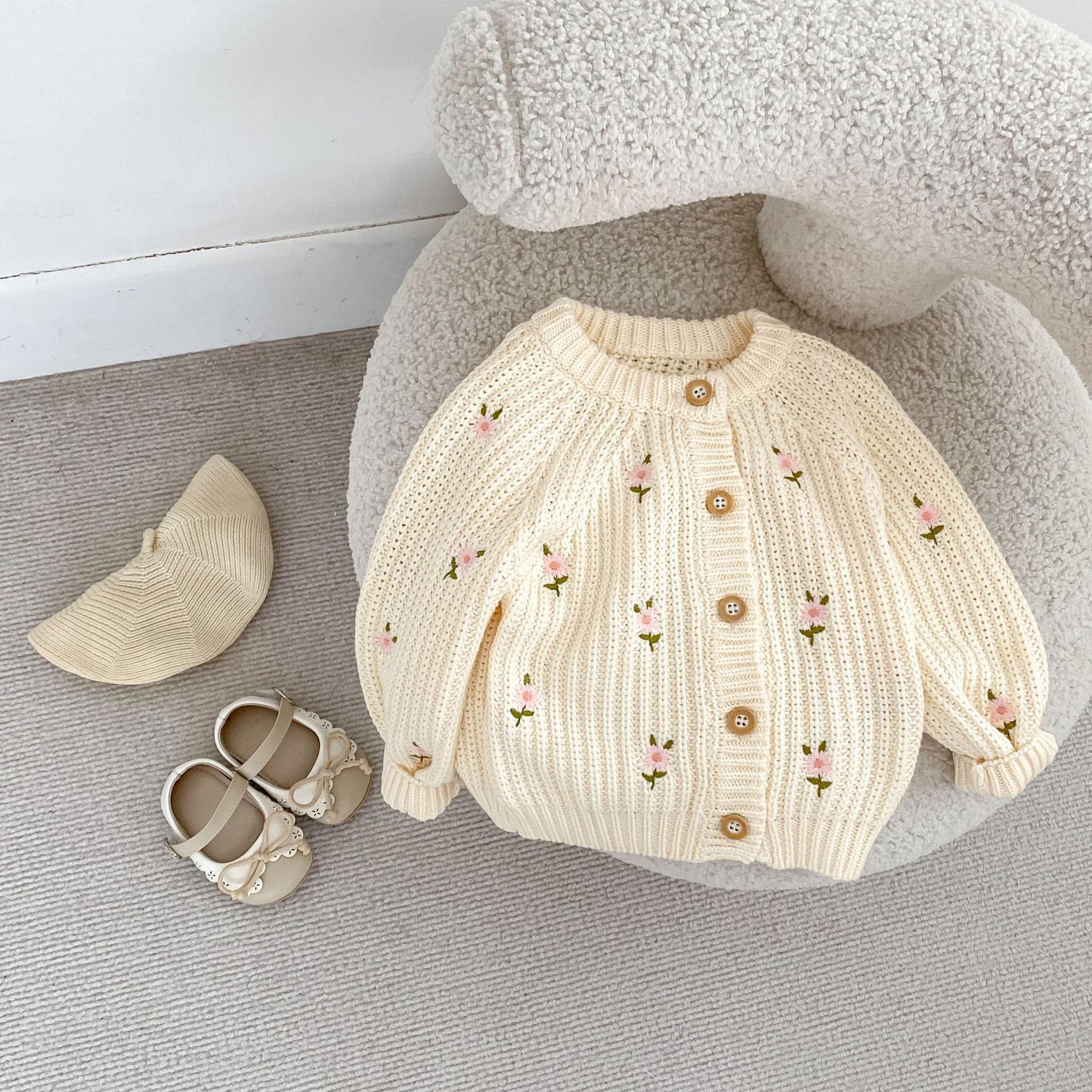 Preorder Infant Girls Audrey Knit Cardigan