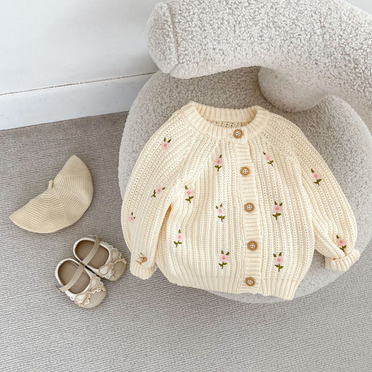Preorder Infant Girls Audrey Knit Cardigan