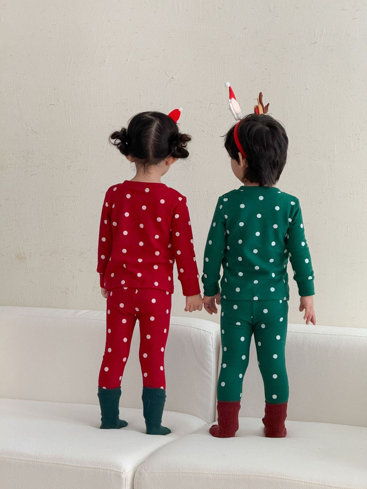 Preorder Christmas Polkadotted Pajamas
