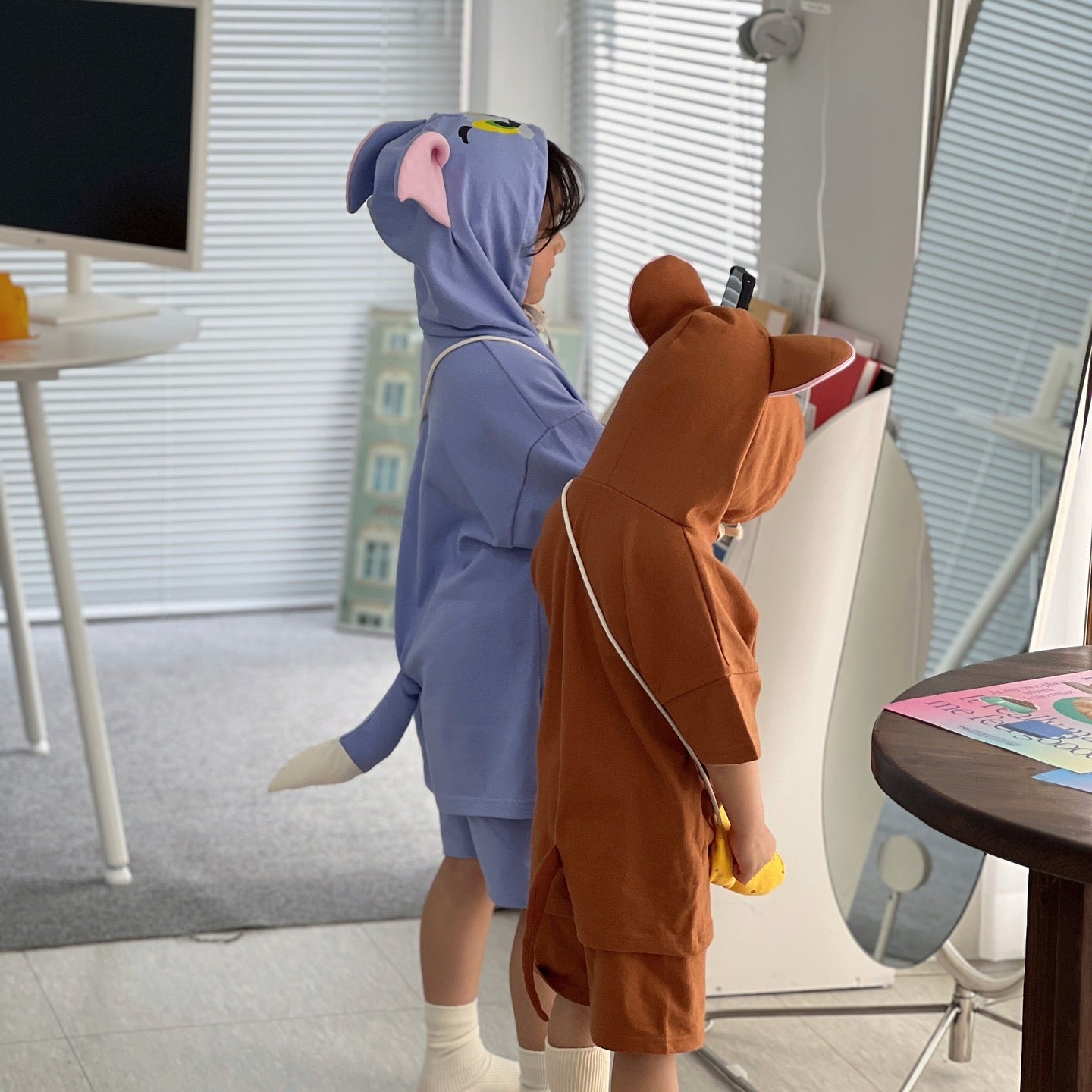 Preorder Baby Costume Kids Tom and Jerry Hoodie and Shorts