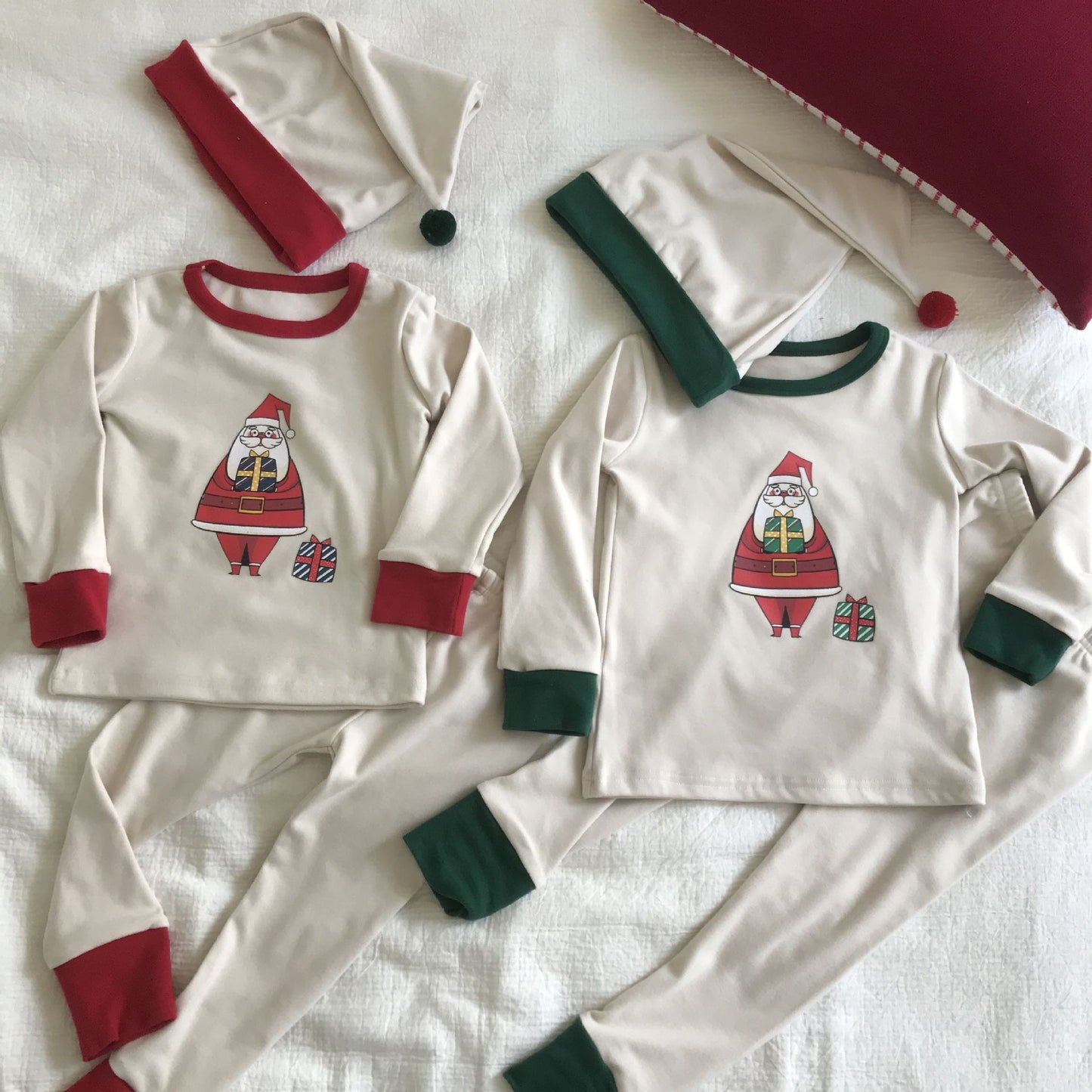 CHRISTMAS OOTD FOR PREORDER Holly Pajama Set for Kids