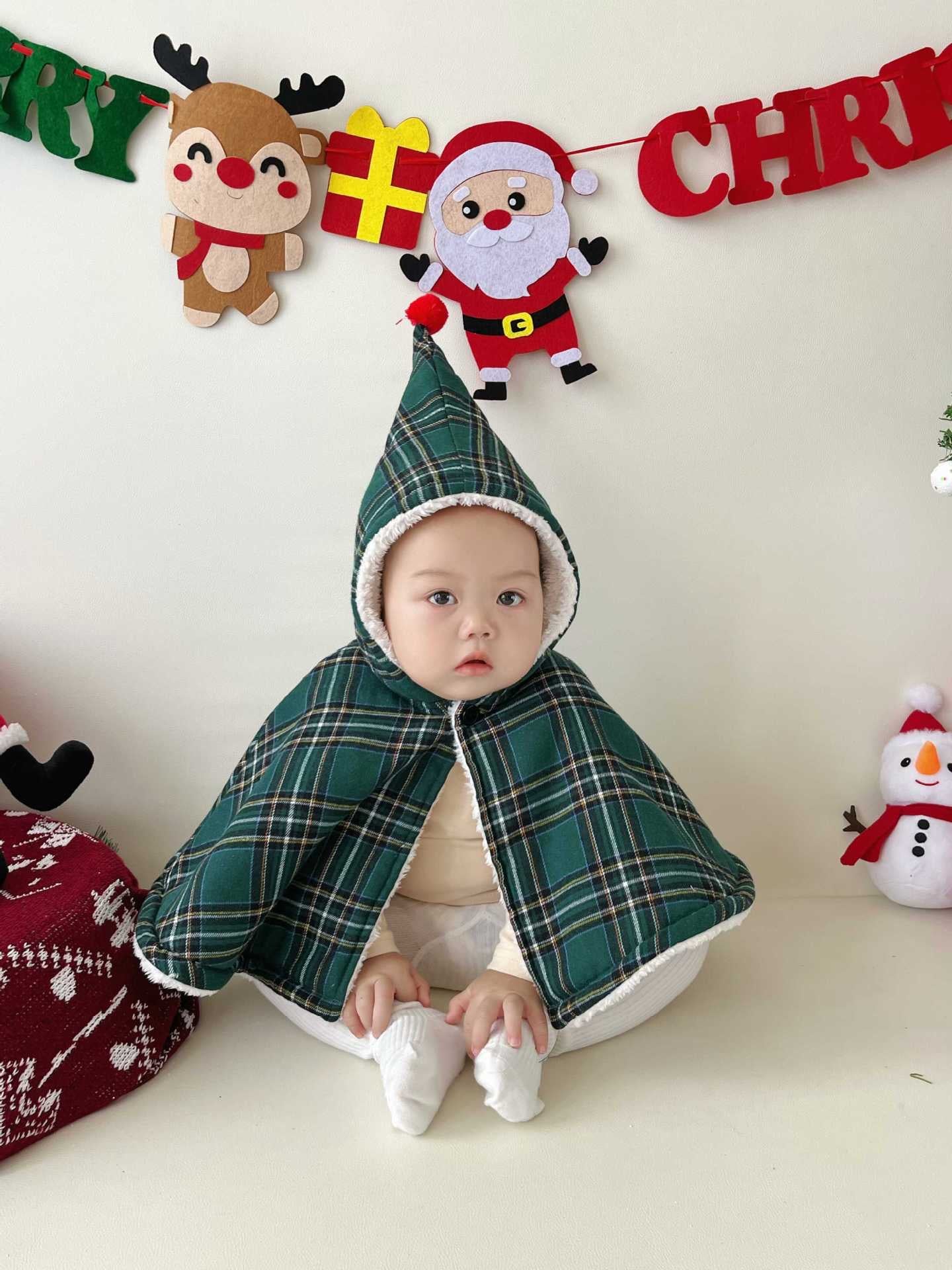 CHRISTMAS OOTD FOR PREORDER Joey Tartan Cloak