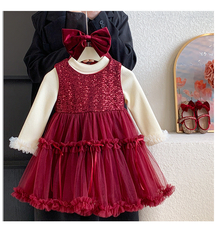 CHRISTMAS OOTD FOR PREORDER Malle Dress & Inner Long Tee