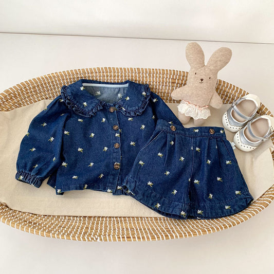 Preorder Infant Girls Sylvia Denim Coordinates