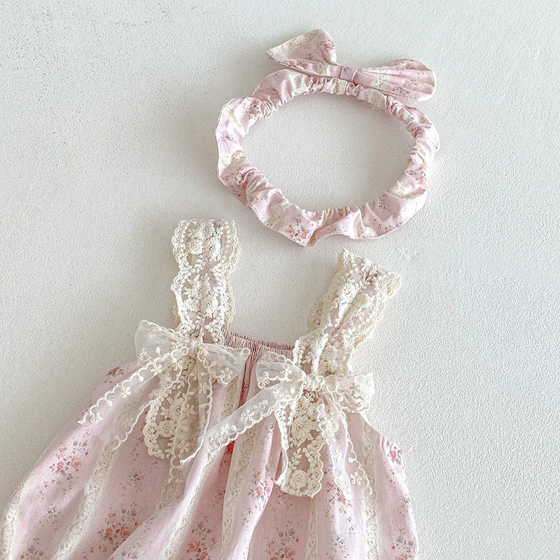 Preorder Twinning Melody Romper or Dress with Headwear