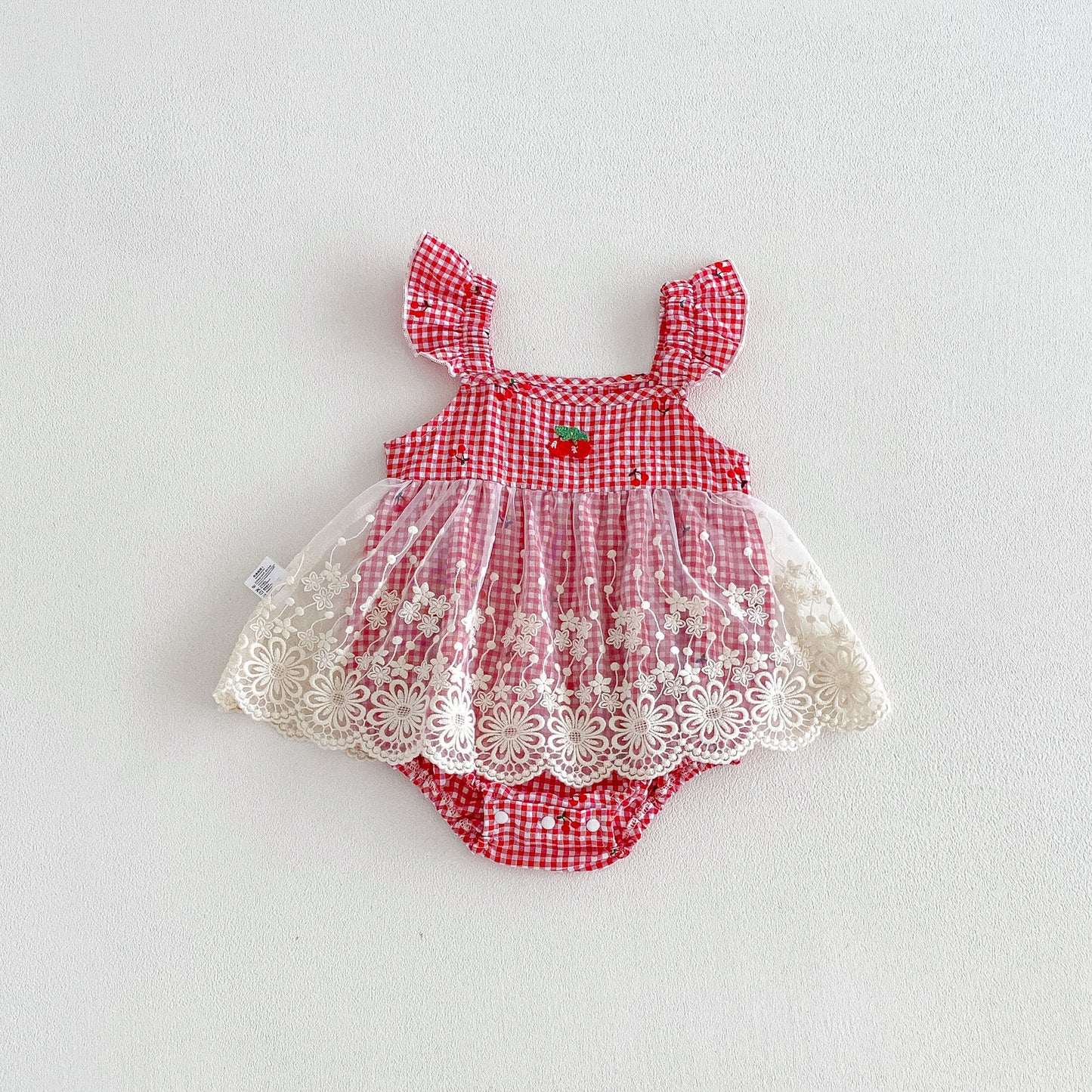 Preorder Infant Girls Roma Cherry Romper