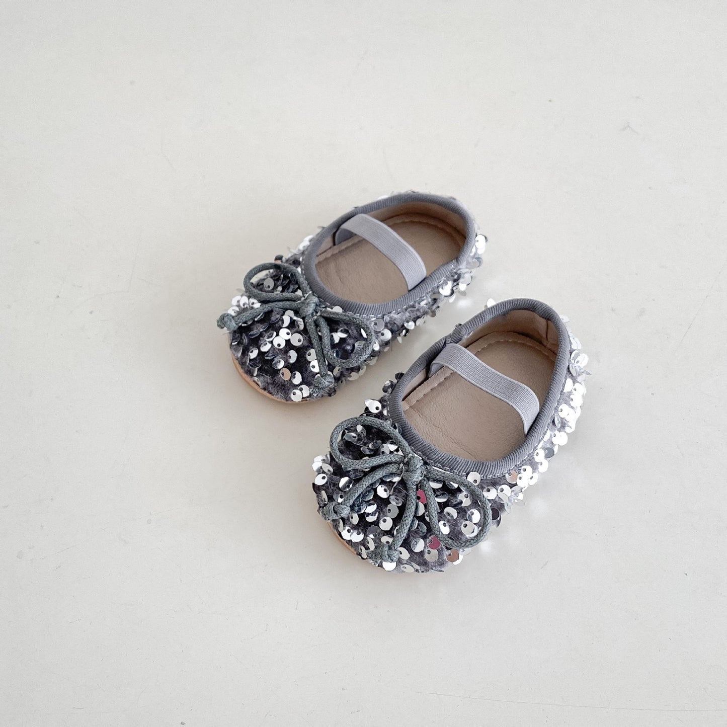SALE Spence Sequined Baby Shoes