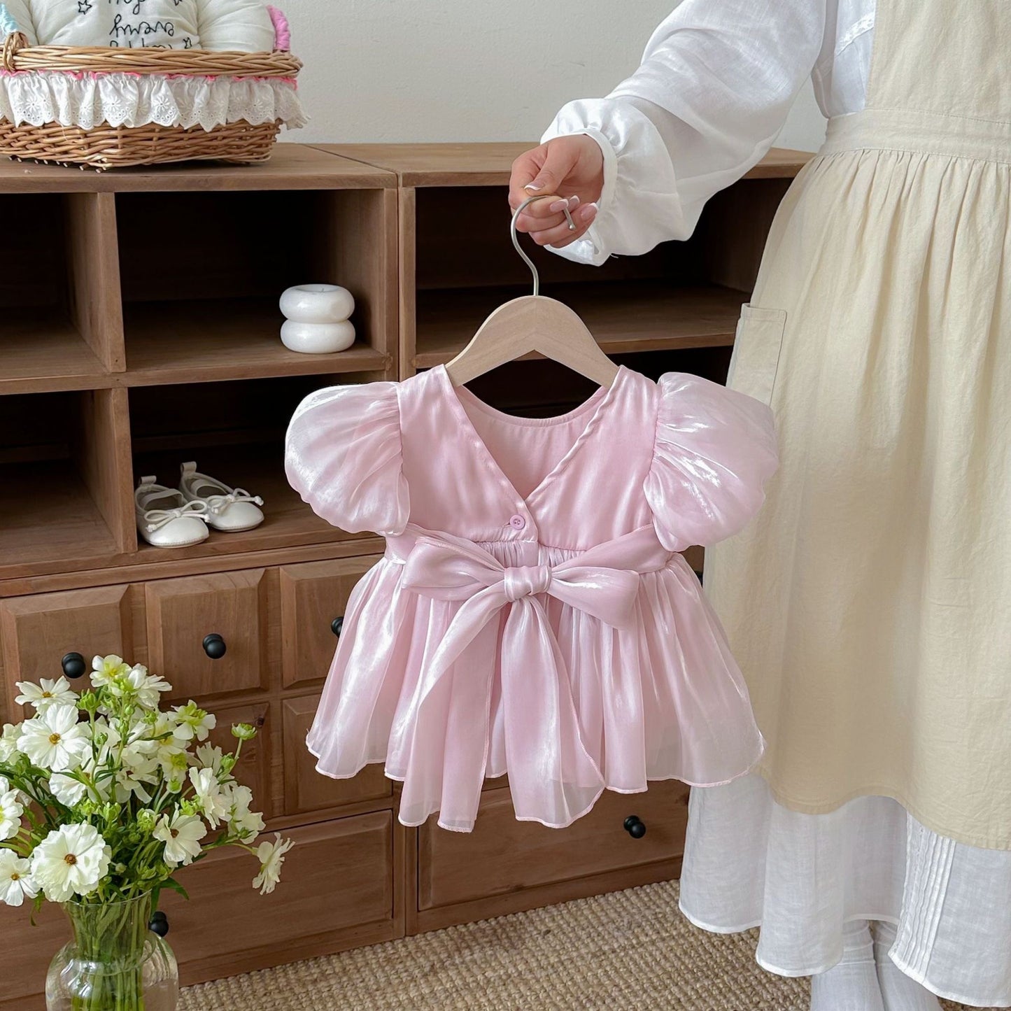 Preorder Infant Girls Audette Organza Romper