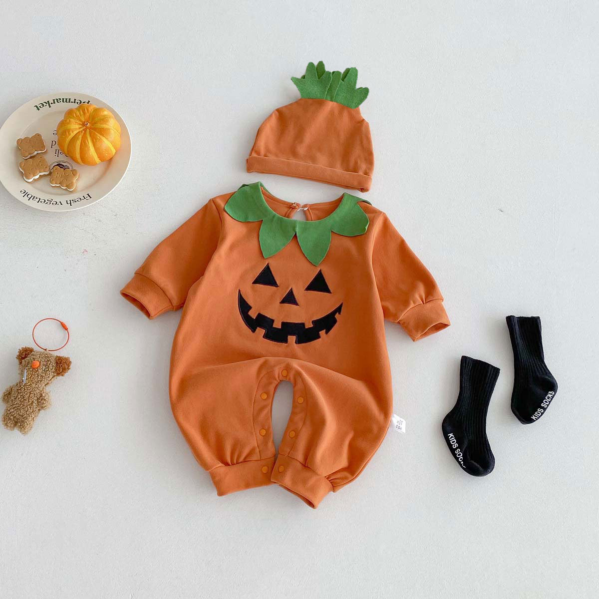 Halloween Specials PREORDER Pumpkin Bodysuit & Hat