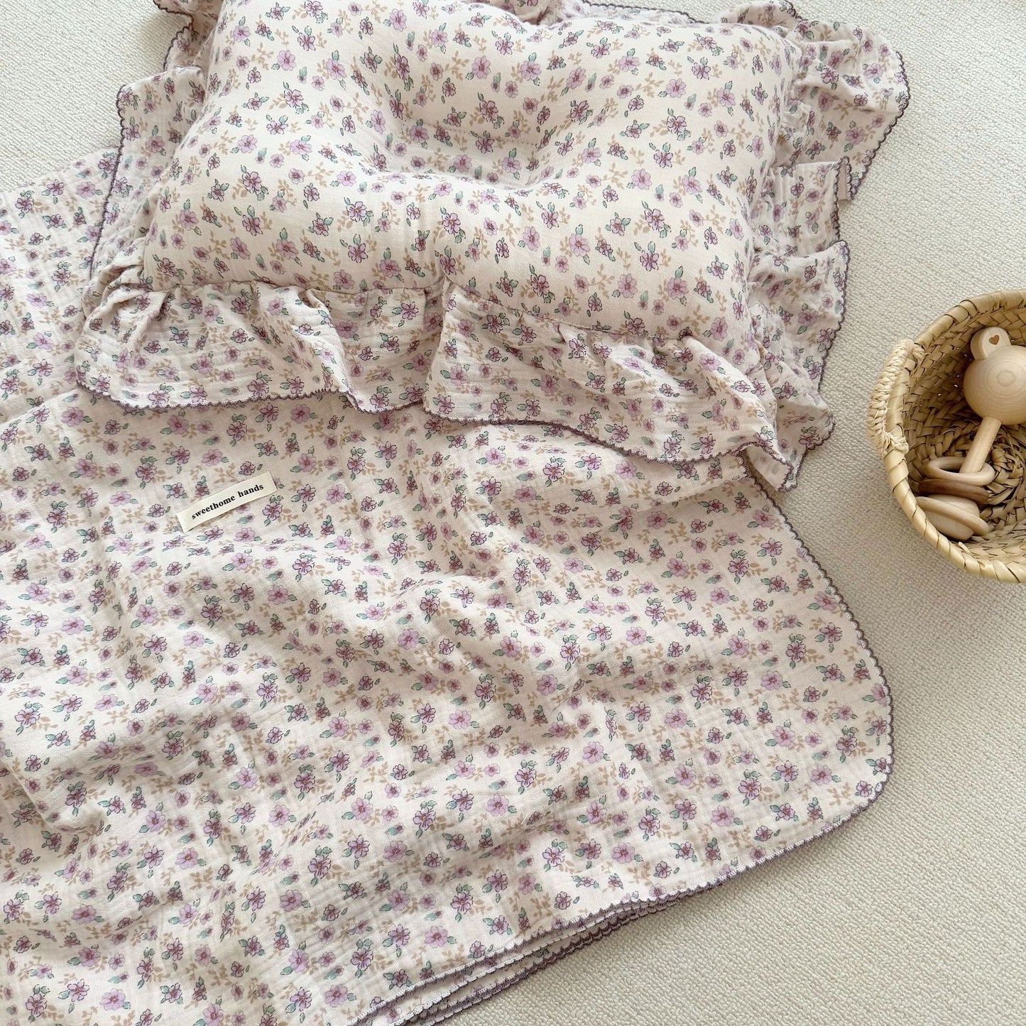 NURSERY Joyful Blooms Collection Blanket