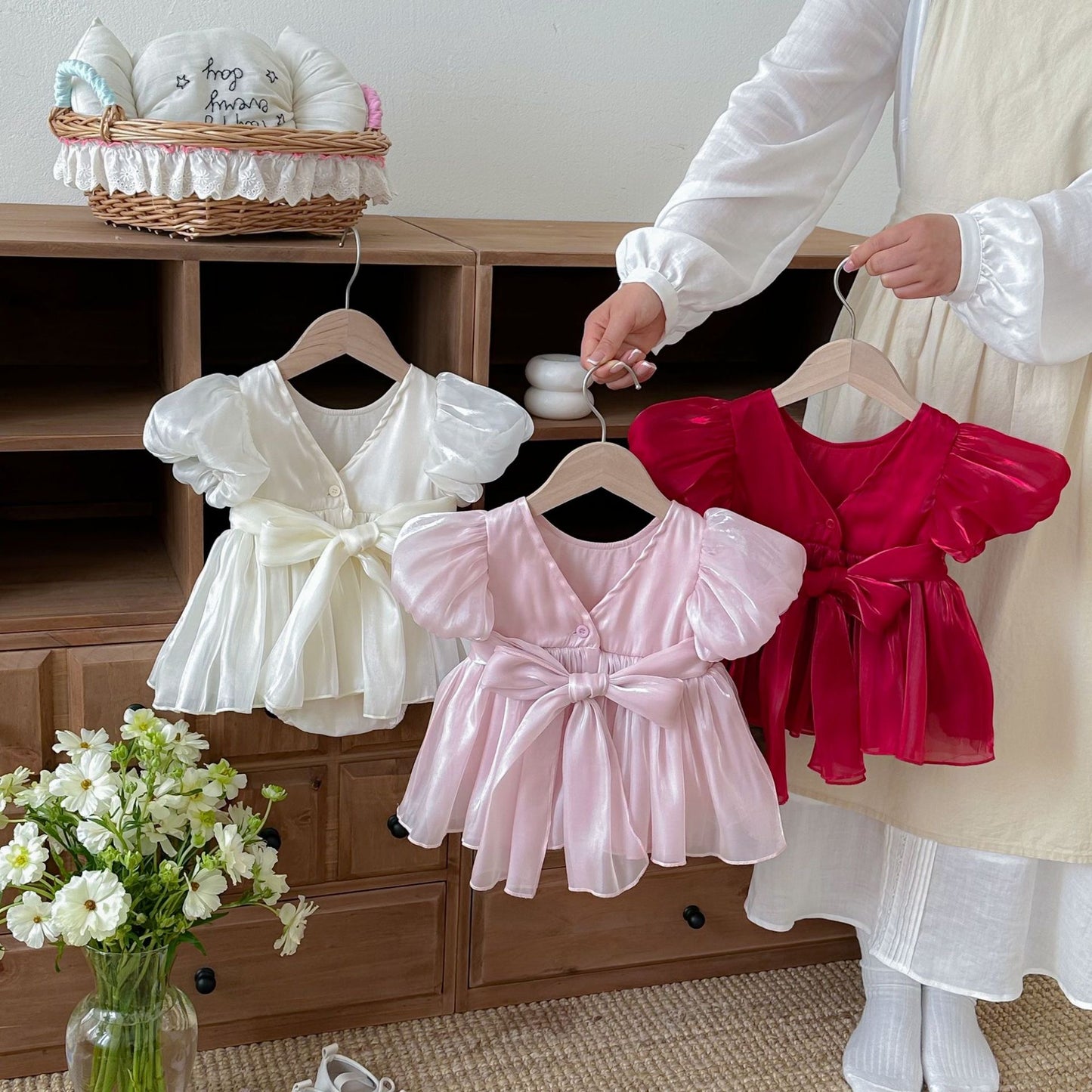 Preorder Infant Girls Audette Organza Romper