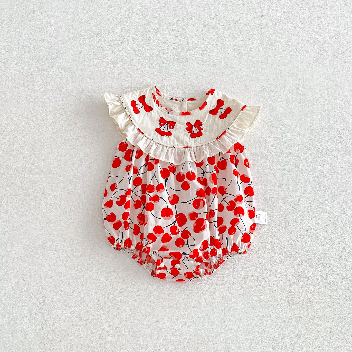 Preorder Infant Girls Cherries Romper