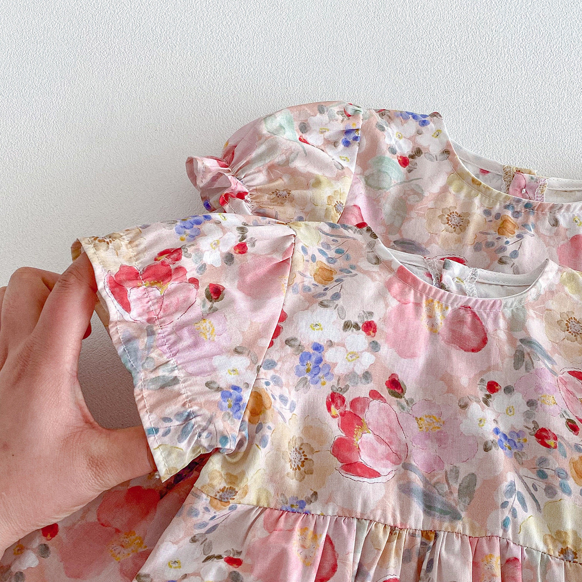 Preorder Twinning Sunnie Romper or Dress with Headwear & Detachable Collar