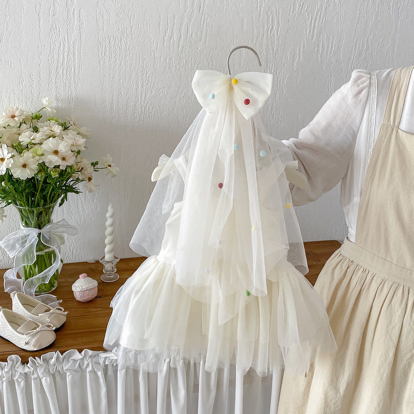 Preorder Infant Girls Sashe Dress & Ribbon